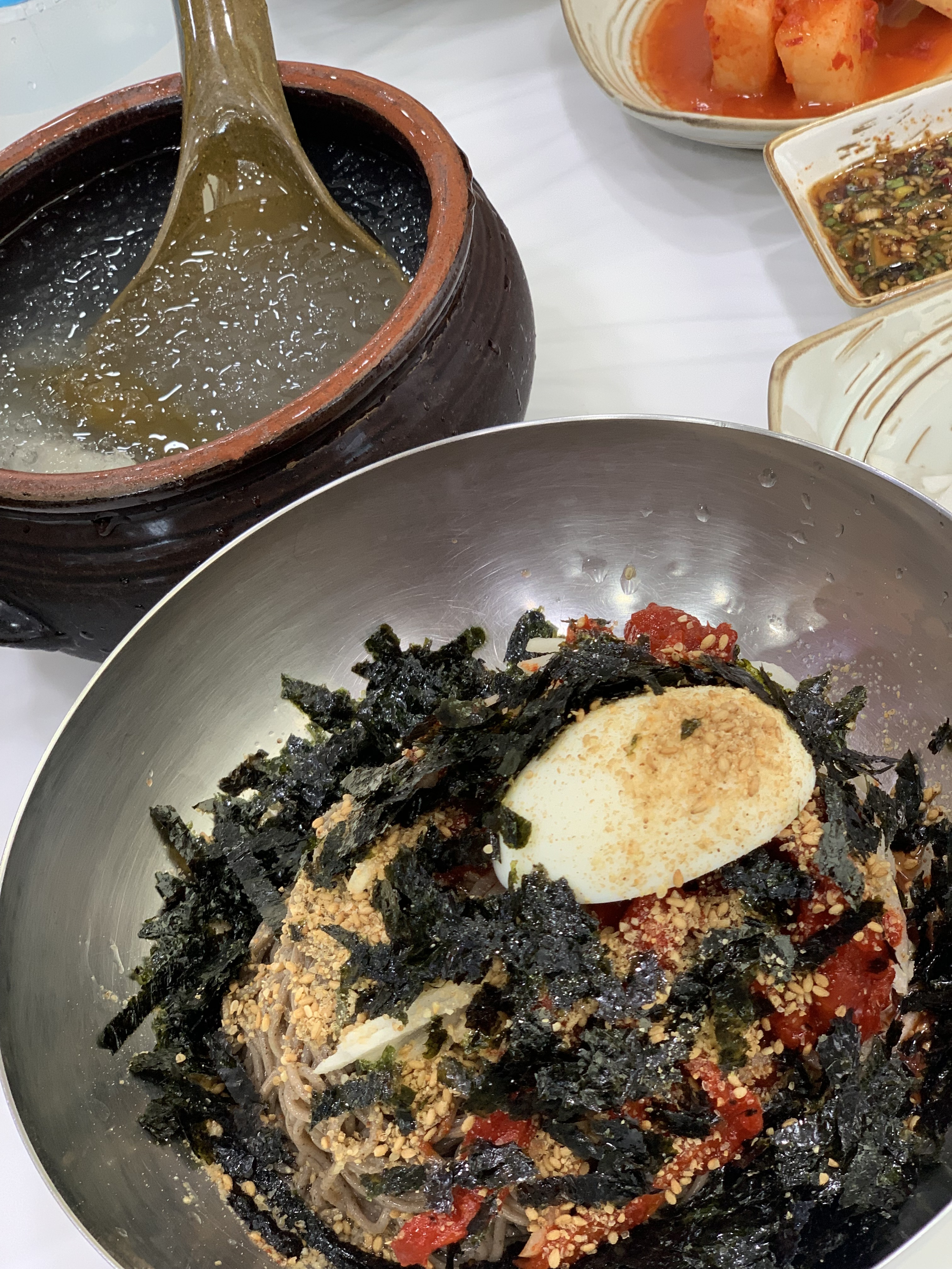 속초오면 무조건 먹는 진미막국수~ - 아바이마을 맛집 진미막국수