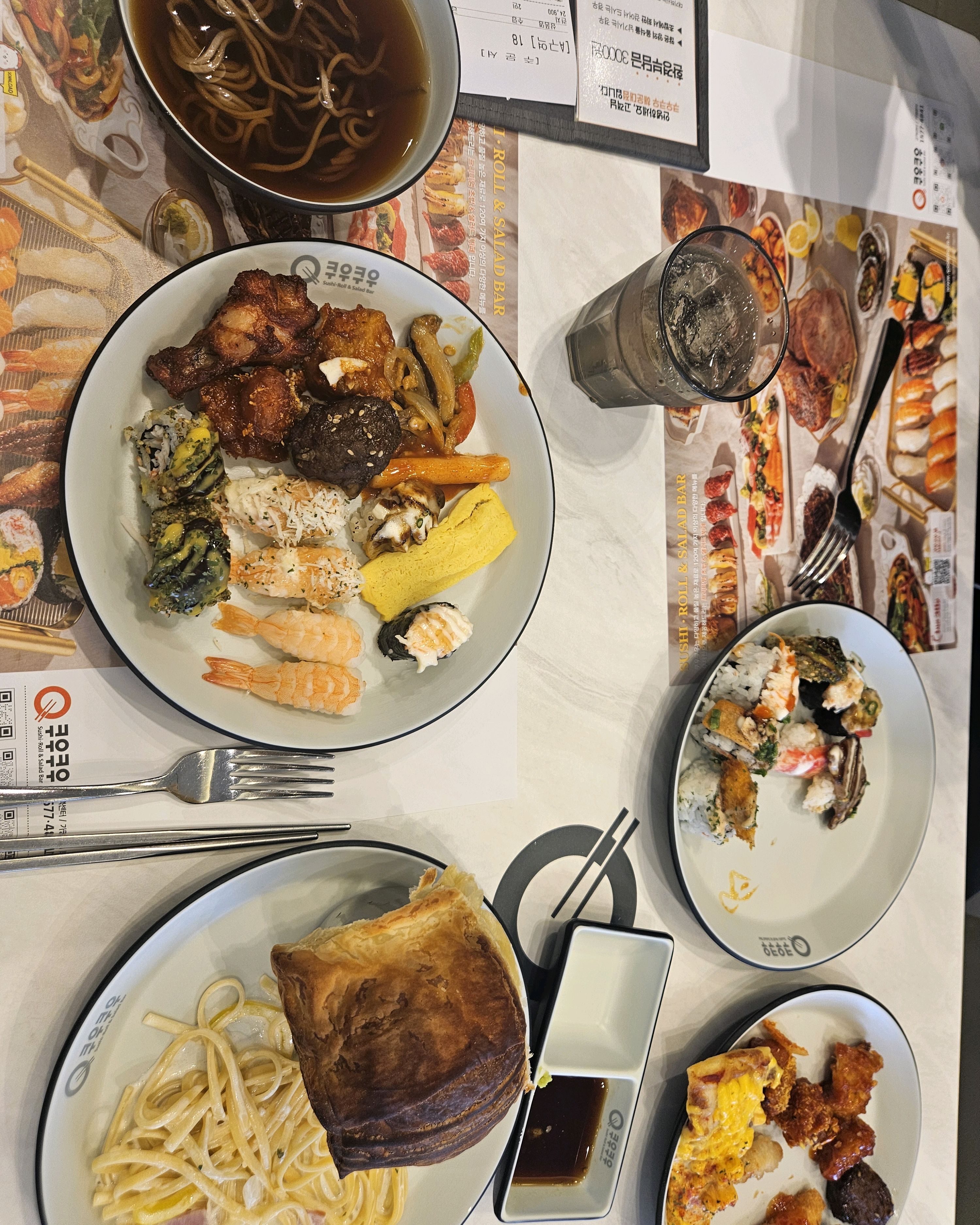 역시 해운대는 친절함에 매장이 깔끔하고 음식도 다 괜찮고 맛있음 가성비 좋습니다 - 부산 해운대 맛집 쿠우쿠우 해운대점
