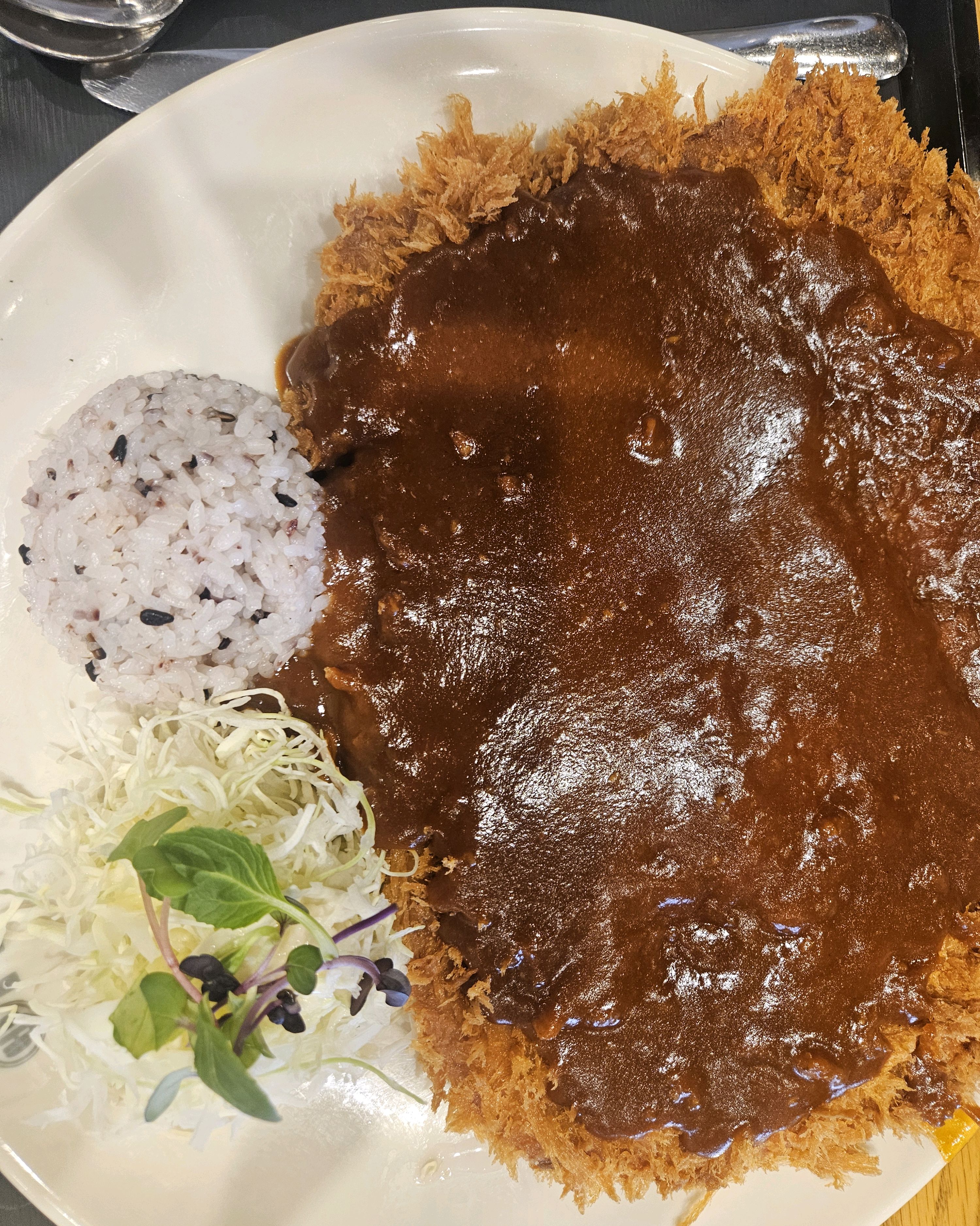 홍익 돈까스ㆍ카르보나라 크림맛 주문해서 맛나게 먹고왔네요~~ㅎ - 매탄동 맛집 홍익돈까스 매탄점