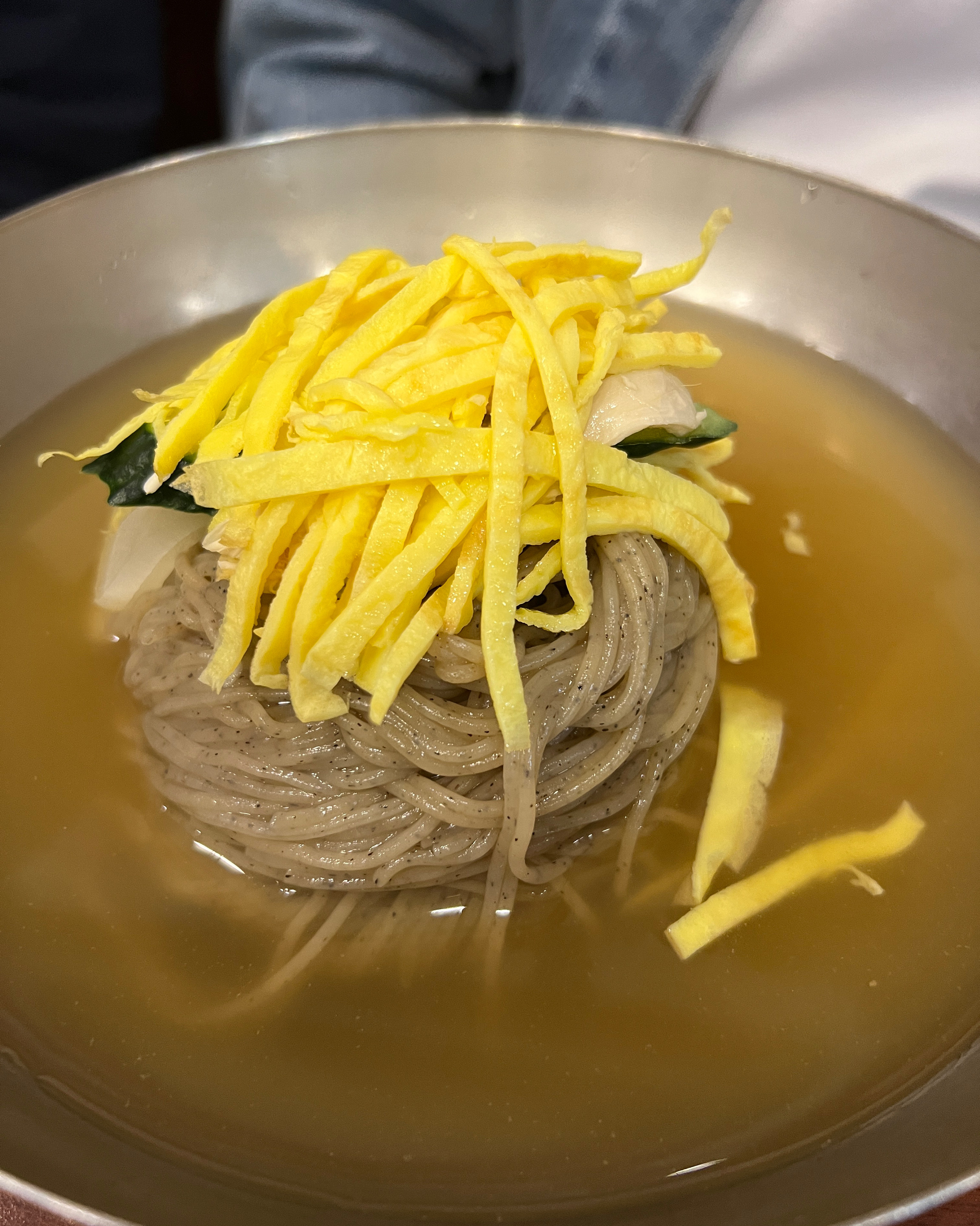 꿩냉면과 물냉면을 주문했어요! - 대전 맛집 숯골원냉면 본점