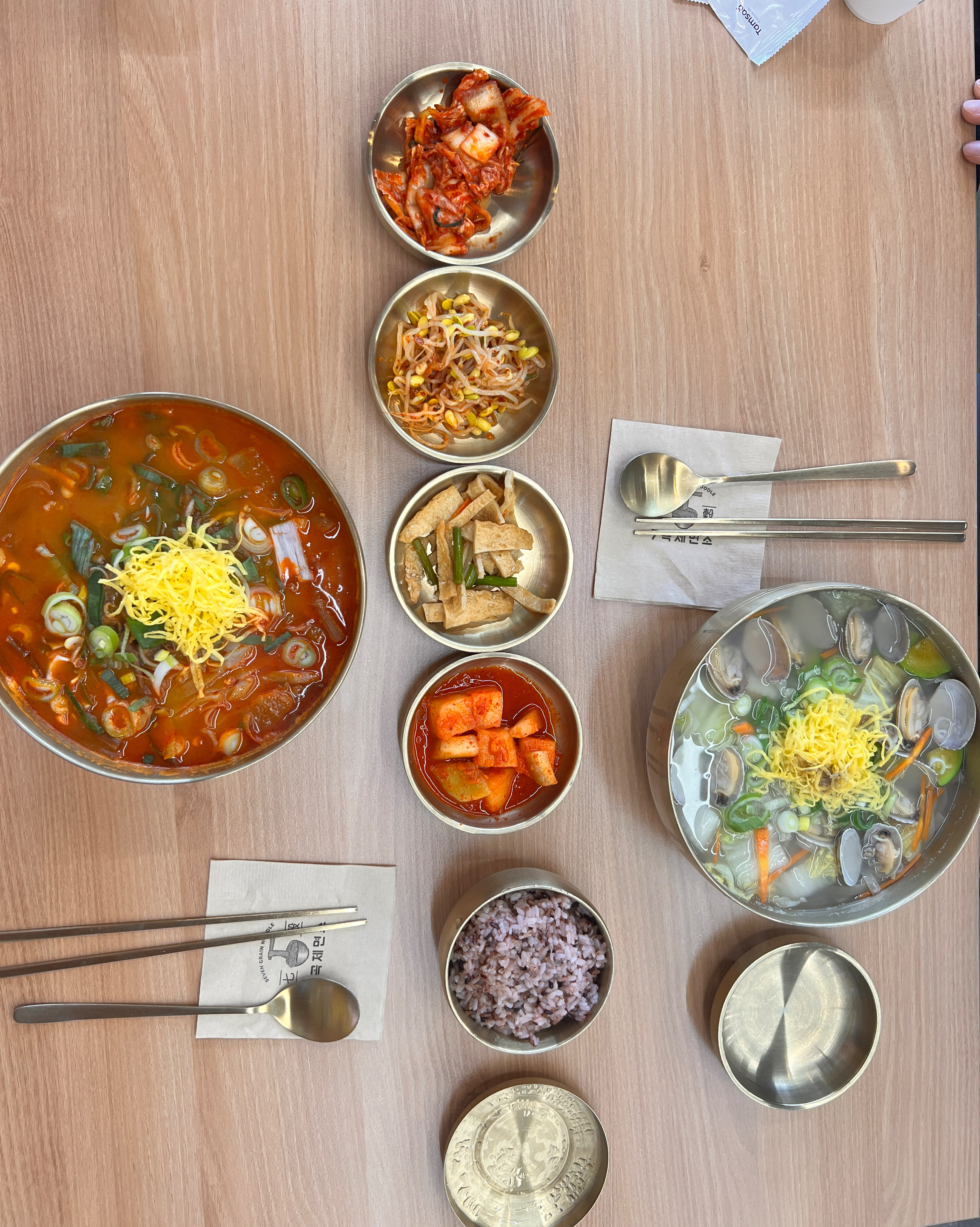 면도 쫄깃쫄깃 양도 많고 너무 잘먹었습니다 ㅎㅎ 다음에도 또 올게요!!! - 불당동 맛집 7곡제면소 천안불당점