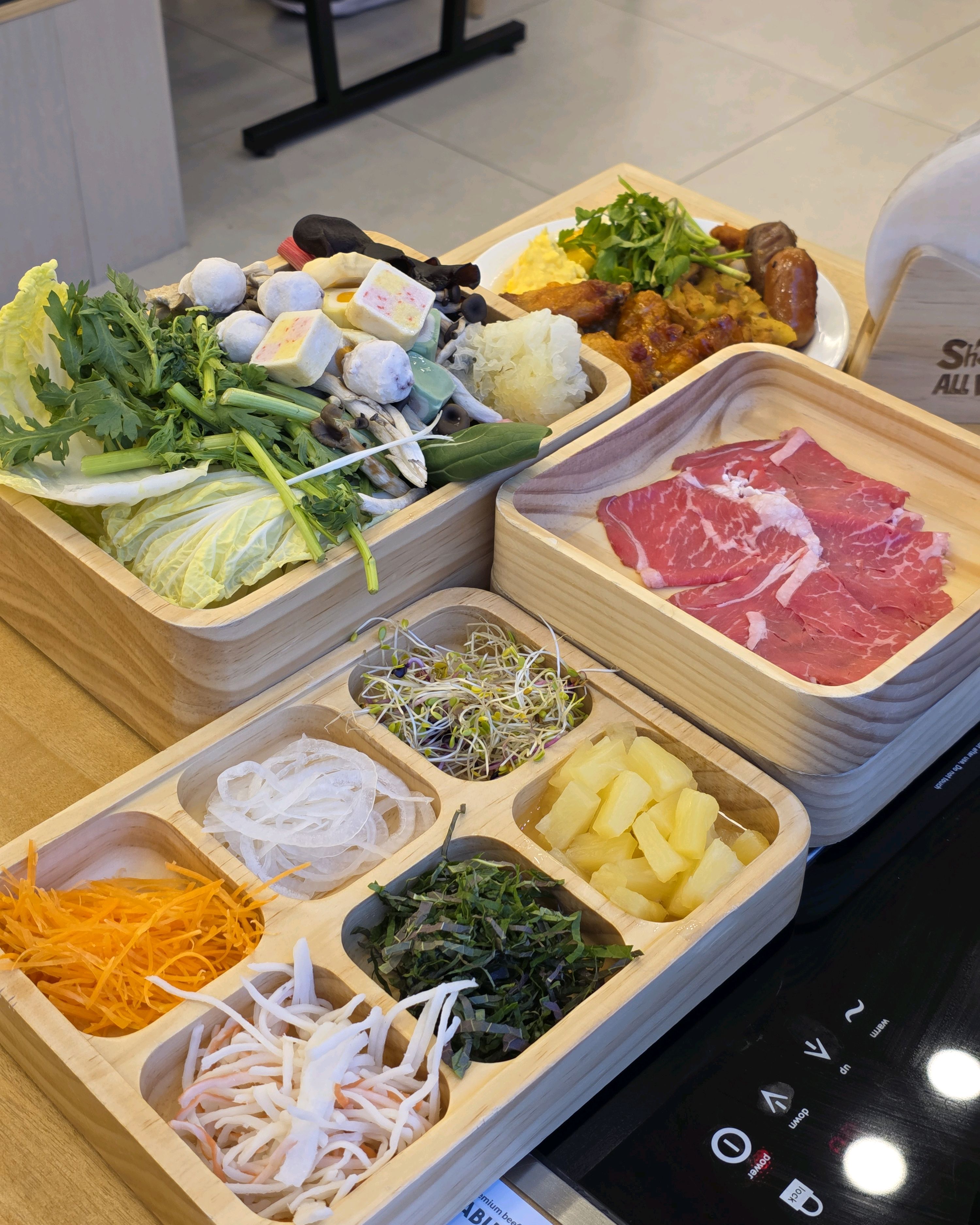 오픈한지 얼마 안되서 그런지 - 대구 상인동 맛집 샤브올데이 대구상인점