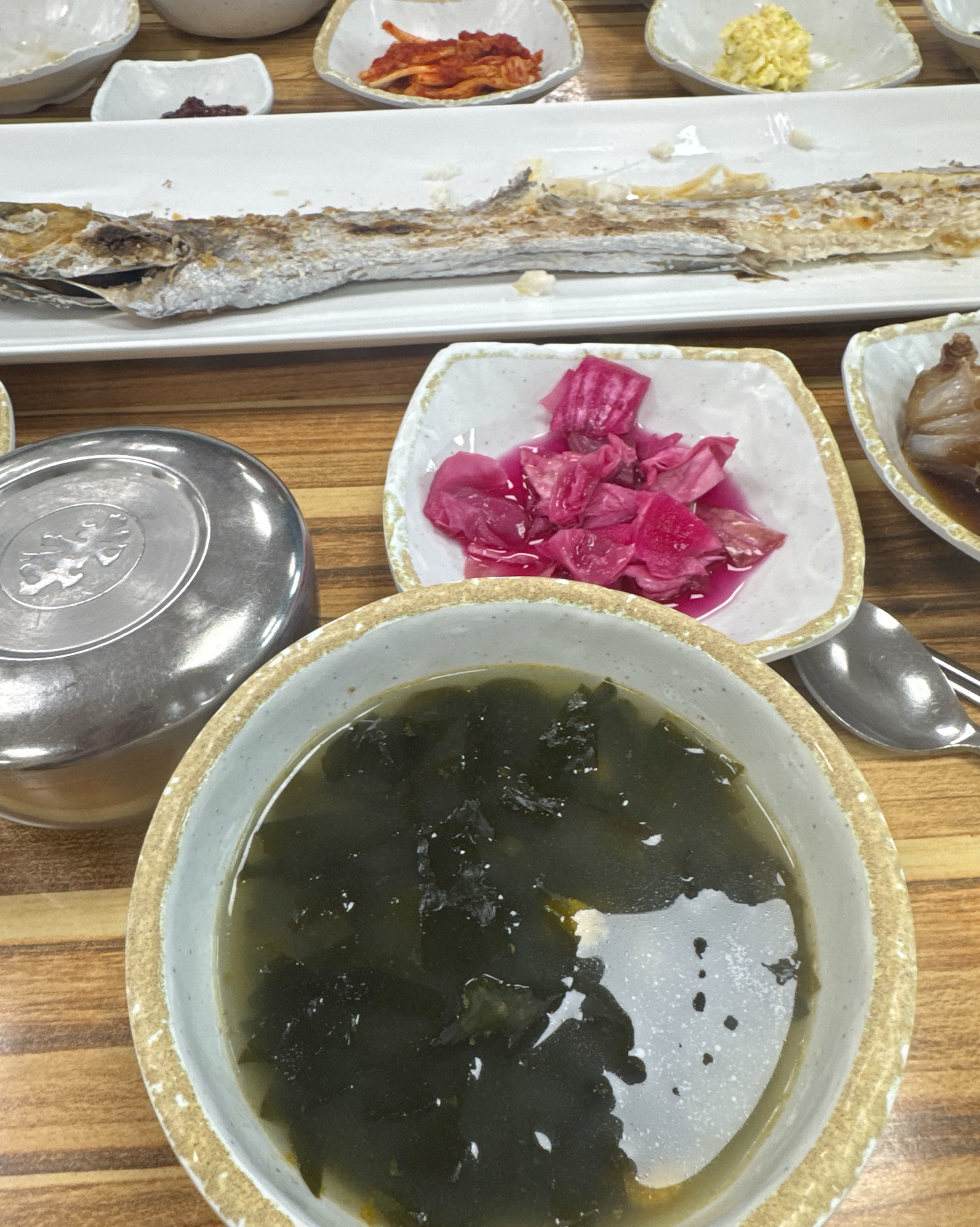 갈치 너무 맛있어요 성게미역국도 너무 맛있어요 - 제주 맛집 제주마당