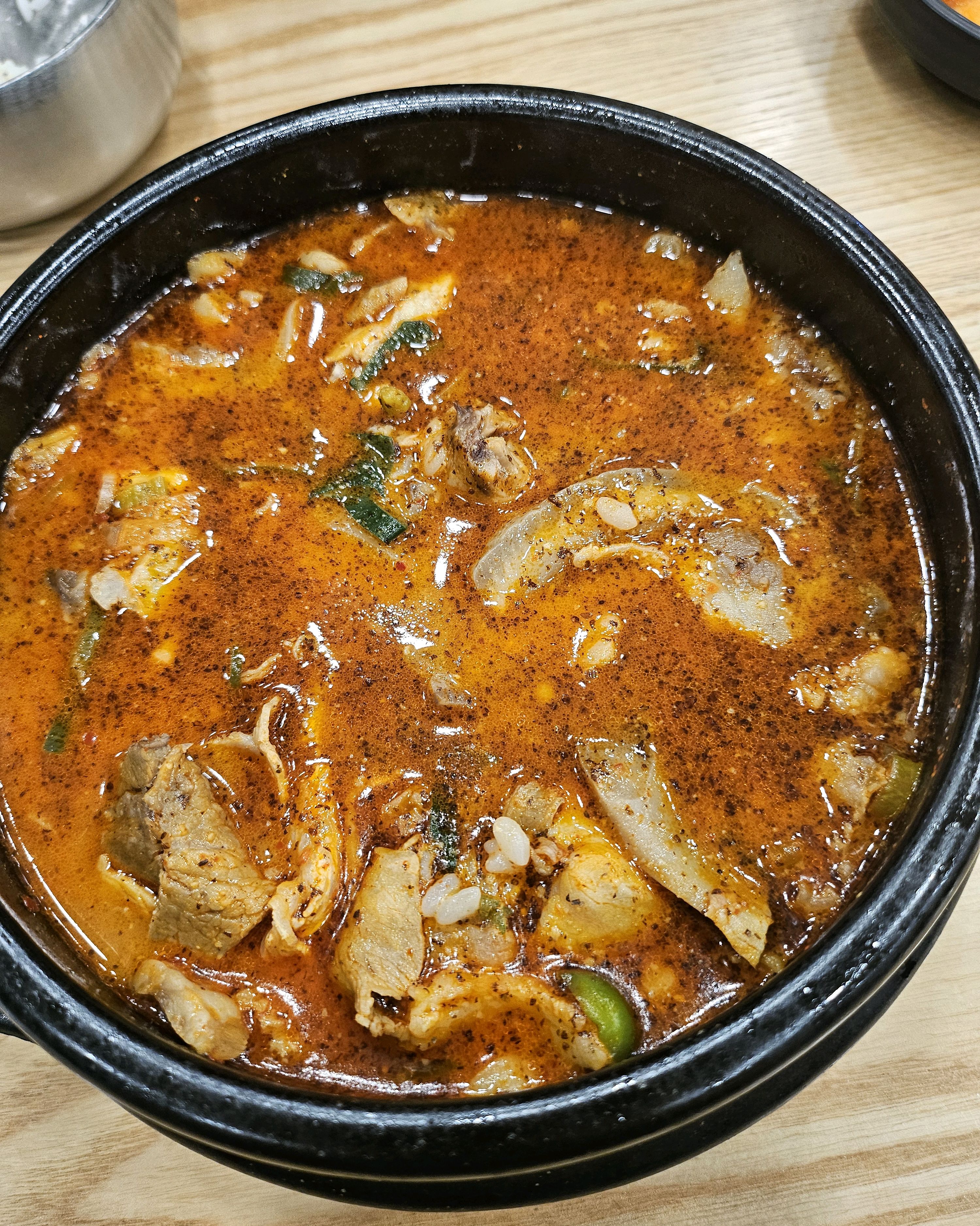 얼큰순대국 너무맛있어요 집근처에 맛집이 있어서 너무좋아요 - 천호동 맛집 가마솥순대국밥 천호점