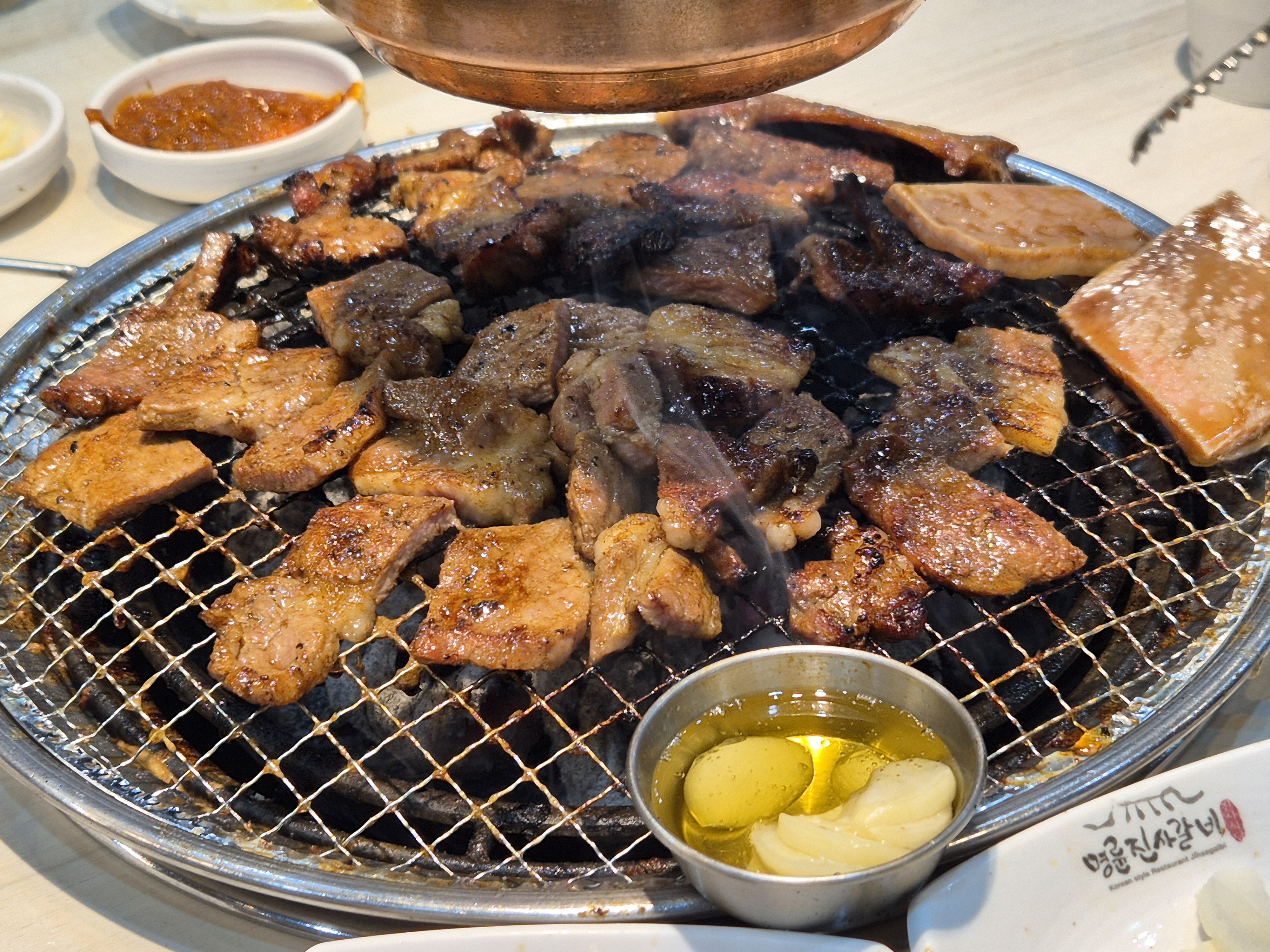 오랜만에 나들이하고 식구들과 함께 왔는데 - 하남 풍산역 맛집 명륜진사갈비 하남풍산역점
