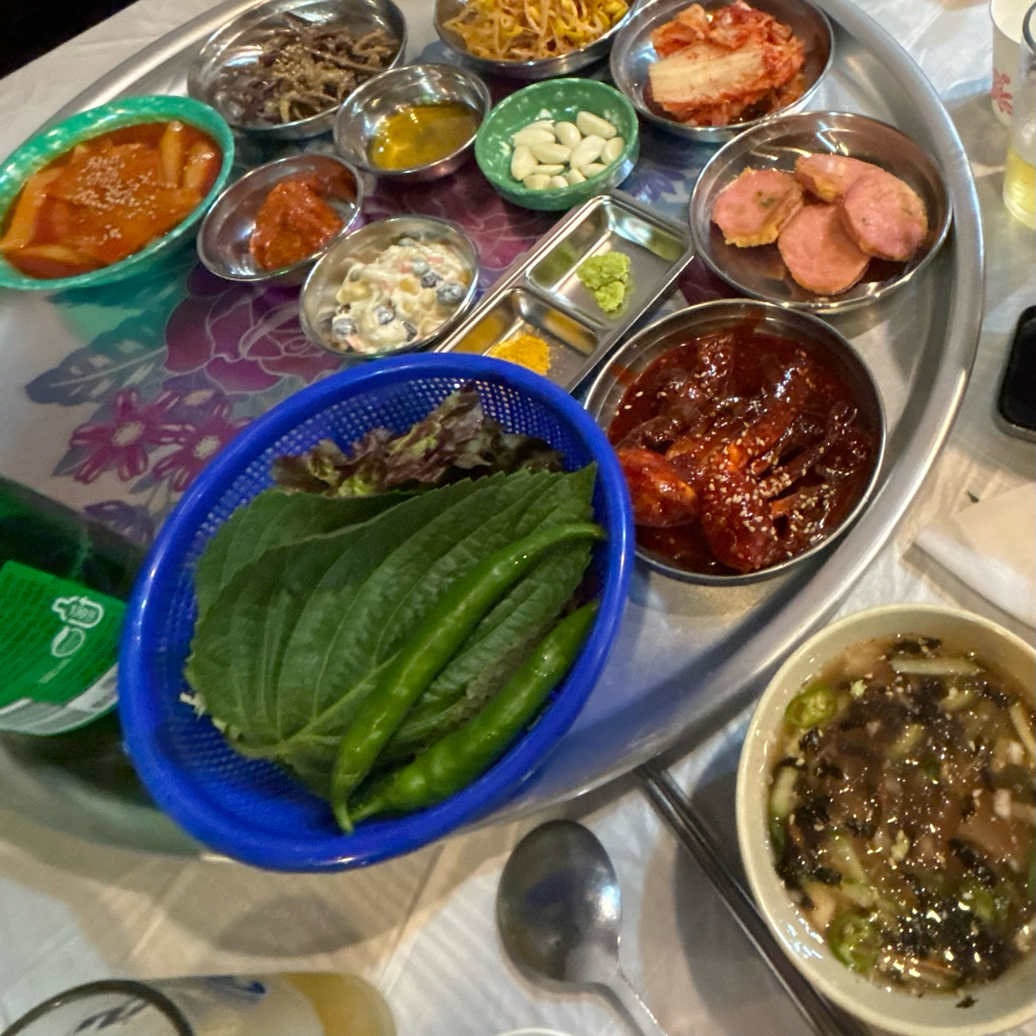 밑반찬 너무 다 맛있구요..!! - 불당동 맛집 불당냉삼