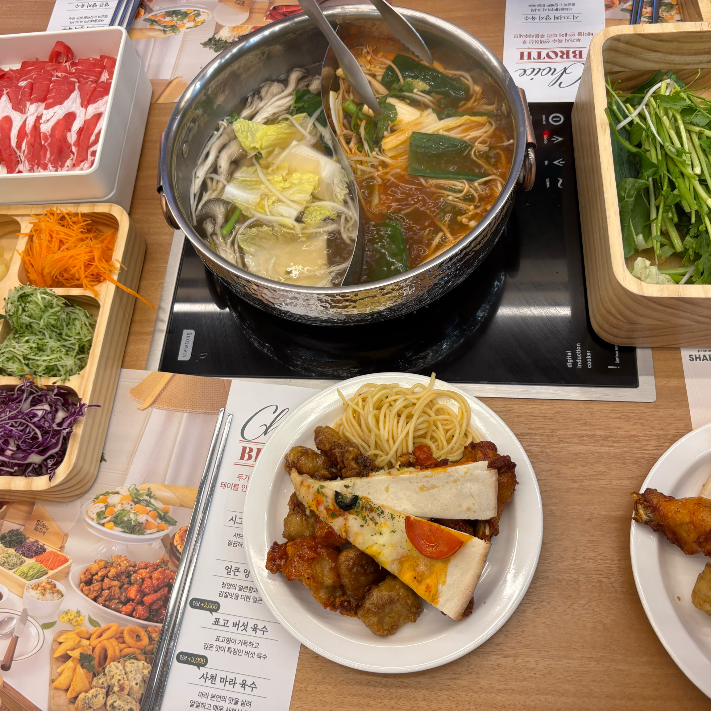 젊은아재 입니다! 다산 신도시 샤브올데이 다산테라타워점 주말에 방문 했습니다! 토요일 오후