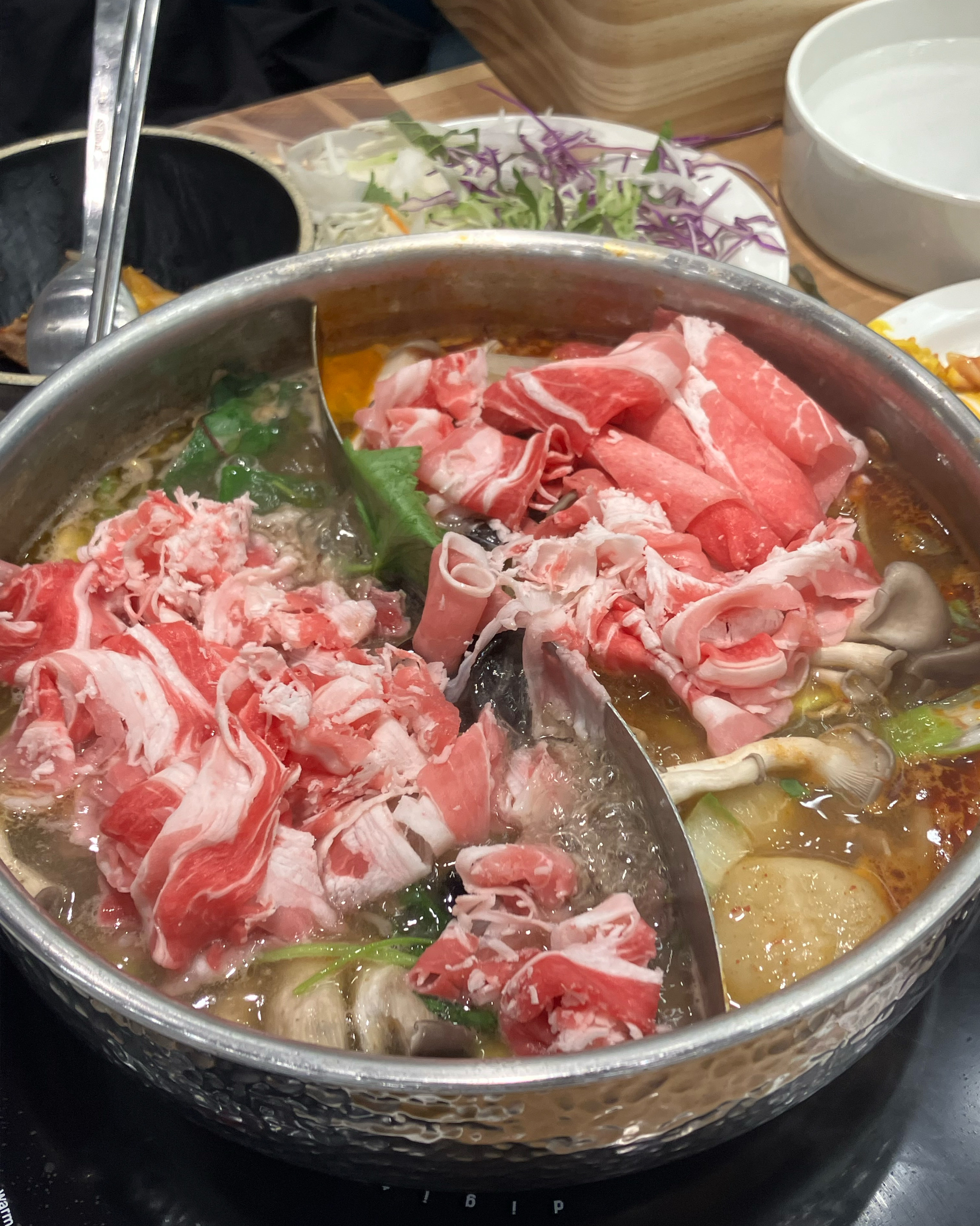 매장에 칠리소스가 없었습니다. - 시흥 은계 맛집 샤브올데이 시흥은계점