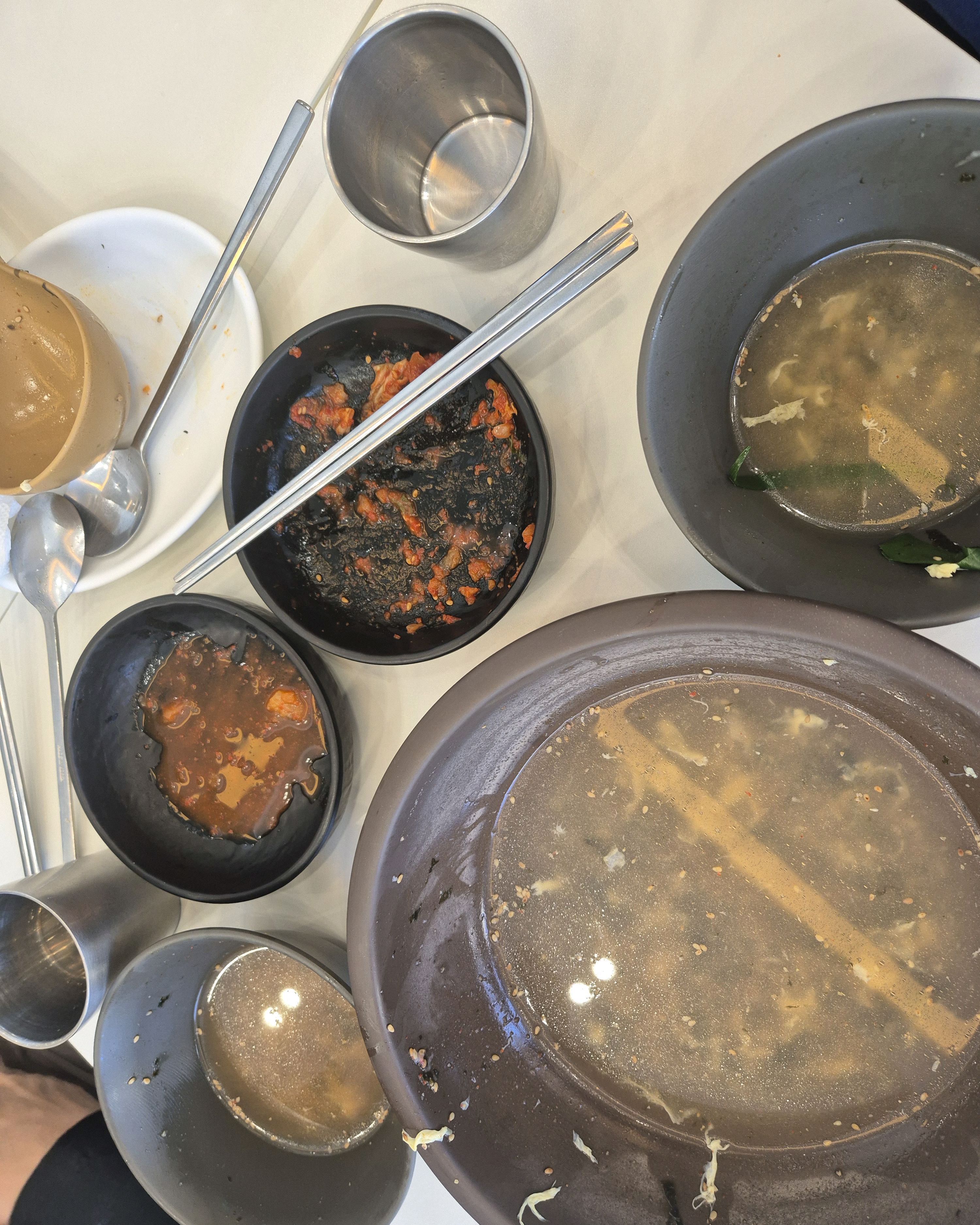 수제비 클리어~ - 제주 맛집 남춘식당