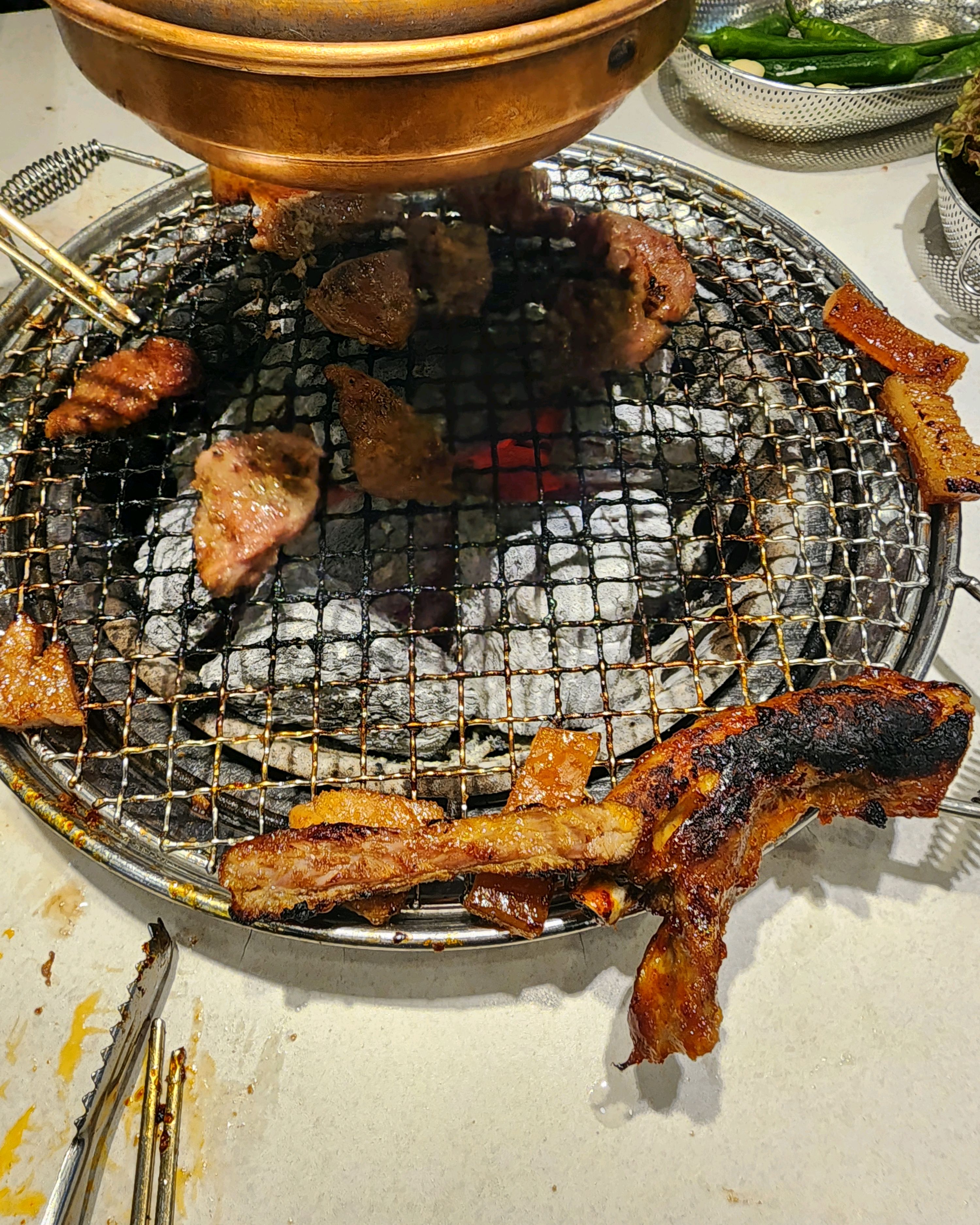 불보기양념이 조금 매웠지만 전반적으로 고기 질이 좋았음 서비스도 좋았음 - 묵동 맛집 명륜진사갈비 묵동점