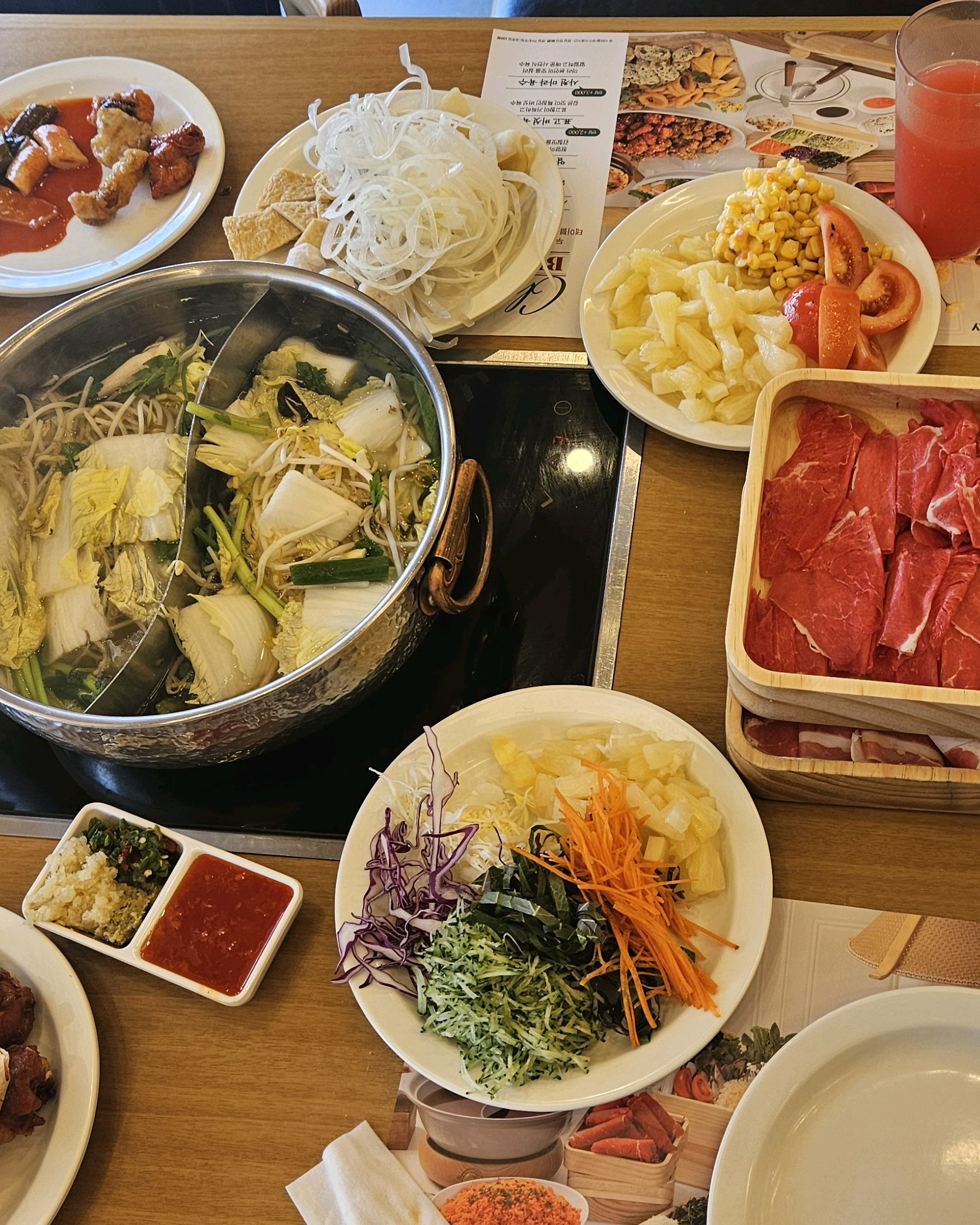 편안한 음식이 땡길땐 샤브올데이 와요 - 별내 맛집 샤브올데이 별내신도시점