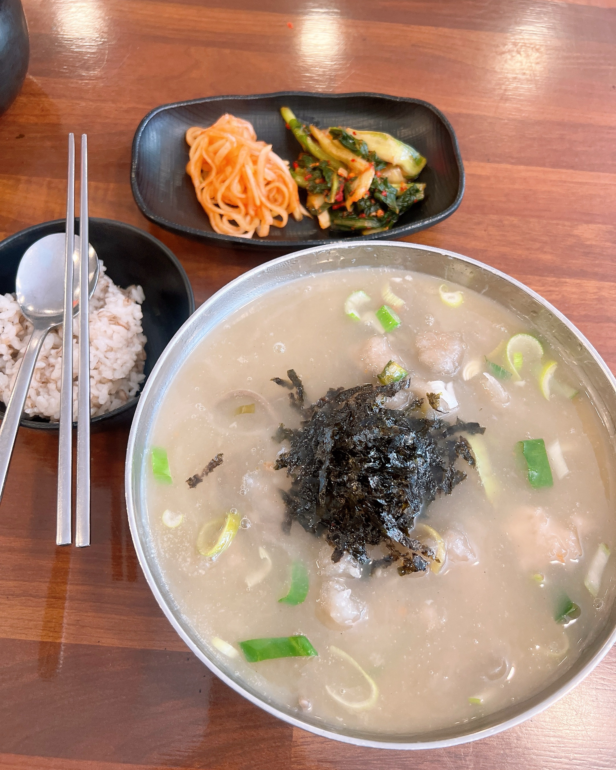 맛있는 옹심이 먹고 왔어요^^ 강원도 맛이ㅡ납니다 ^^ - 천호동 맛집 봉평옹심이메밀칼국수