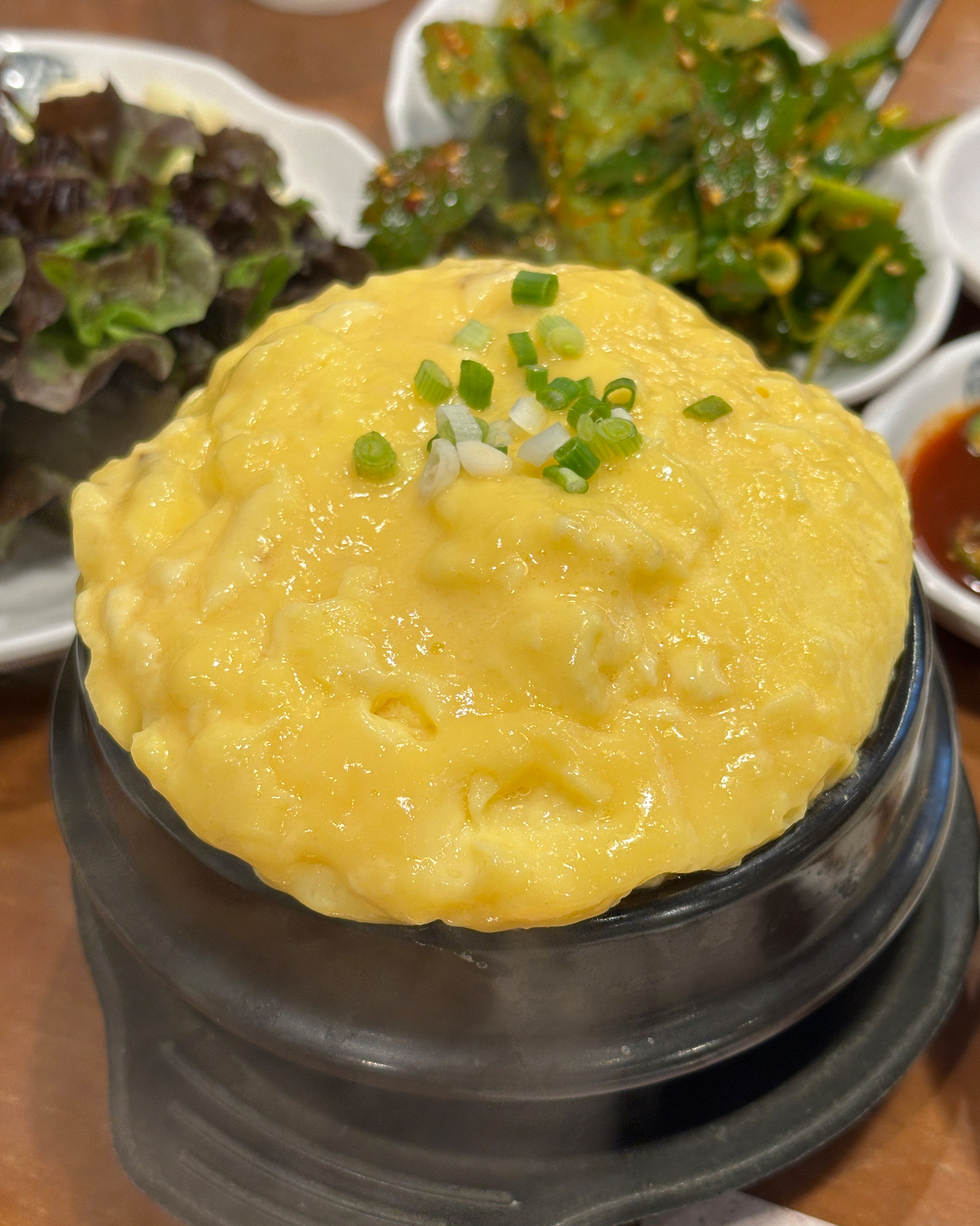 배고파서 허겁지겁 먹는다고 계란찜밖에 사진을 못찍었네요ㅠㅠ 맛있게 잘 먹었습니다! 반찬도