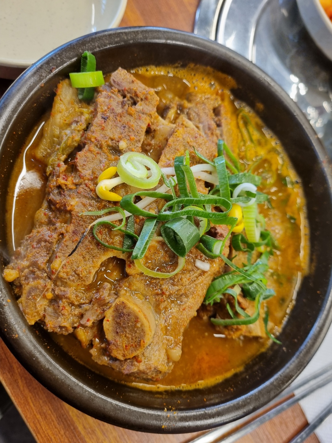 세번째 방문! 역시 너무 맛있어요! 가마솥밥에 물 부어서 먹는것도 너무맘에들어요👍 - 불당동 맛집 노걸대감자탕 불당점