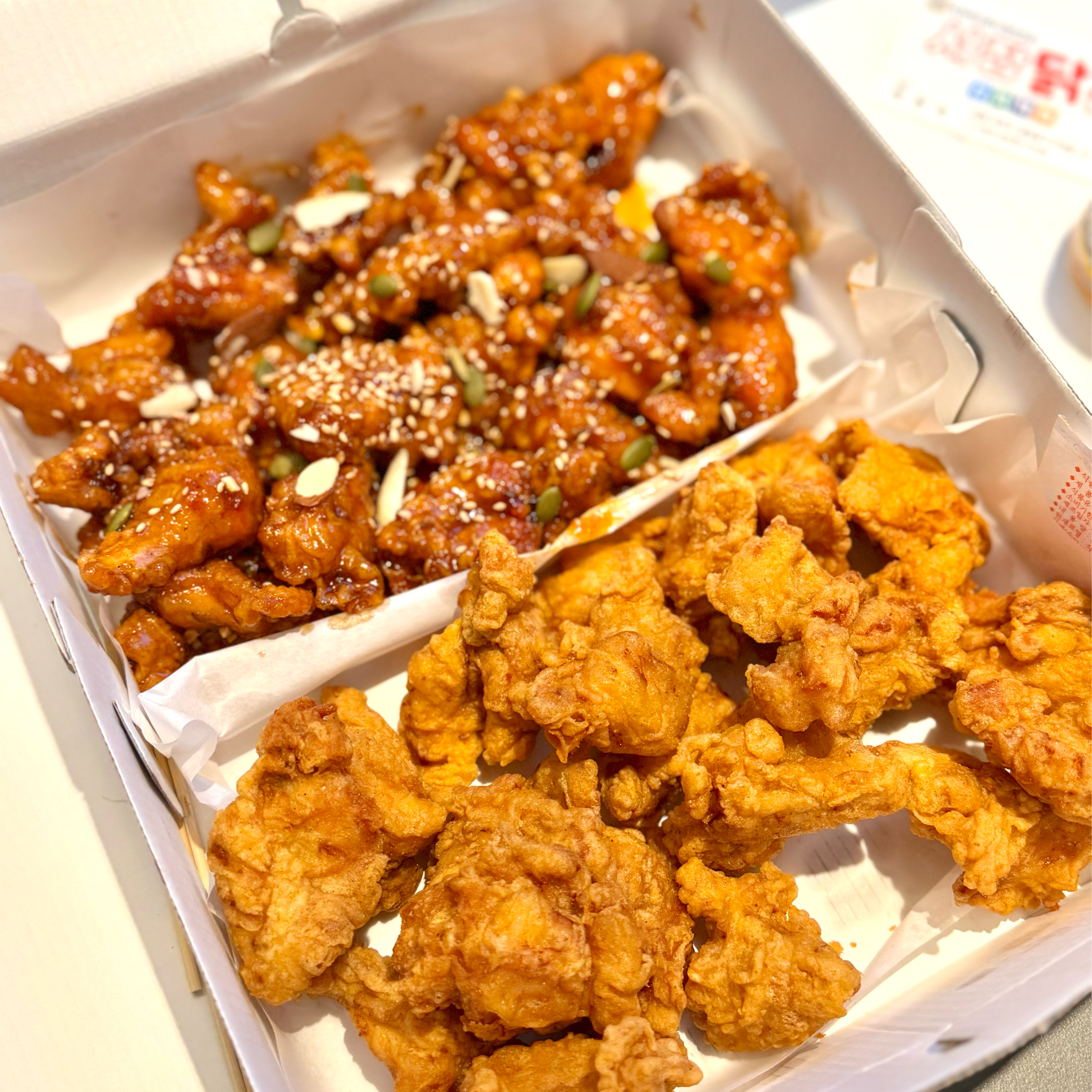 바로 튀겨주셔서 부드럽고 맛있어요!!!! - 아바이마을 맛집 서민갑부 시장닭집