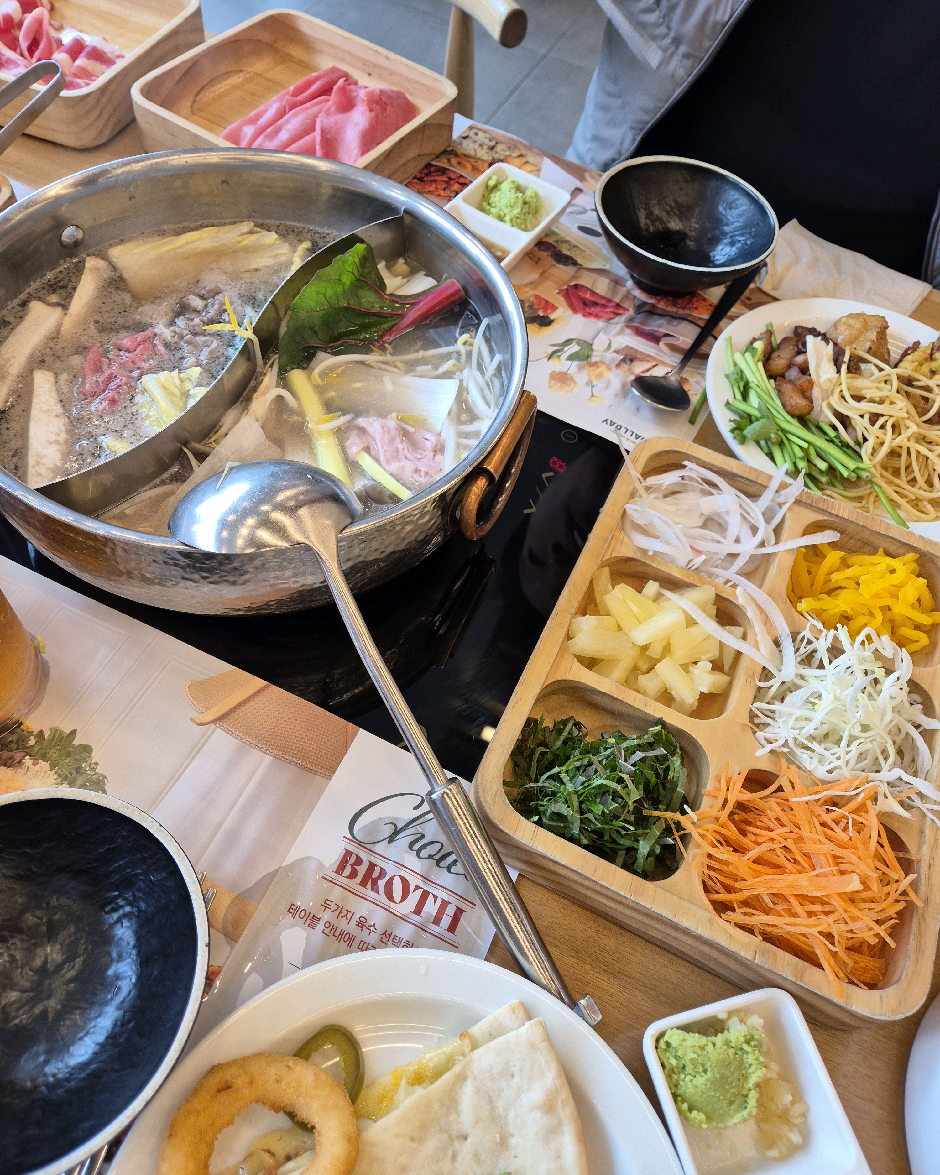 점심이용시간이 80분인데 넉넉한 시간은 아니였어요. - 당산 맛집 샤브올데이 당산점