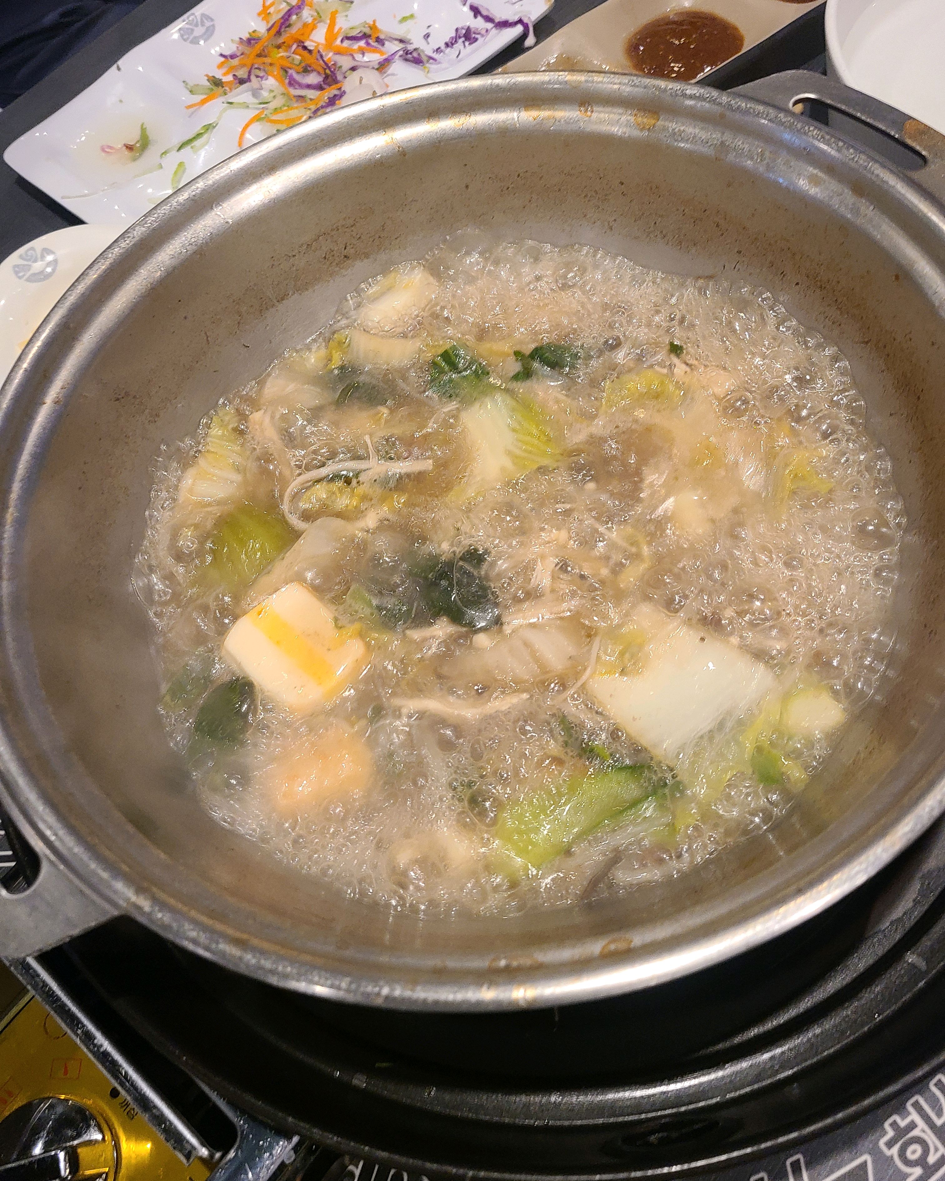 소담촌왔어요~^^ 무한리필야채 신선한야채 언제나 소담촌 깔끔하고 맛있고 서비스좋아요~♡ - 인천 송도 맛집 소담촌 송도점