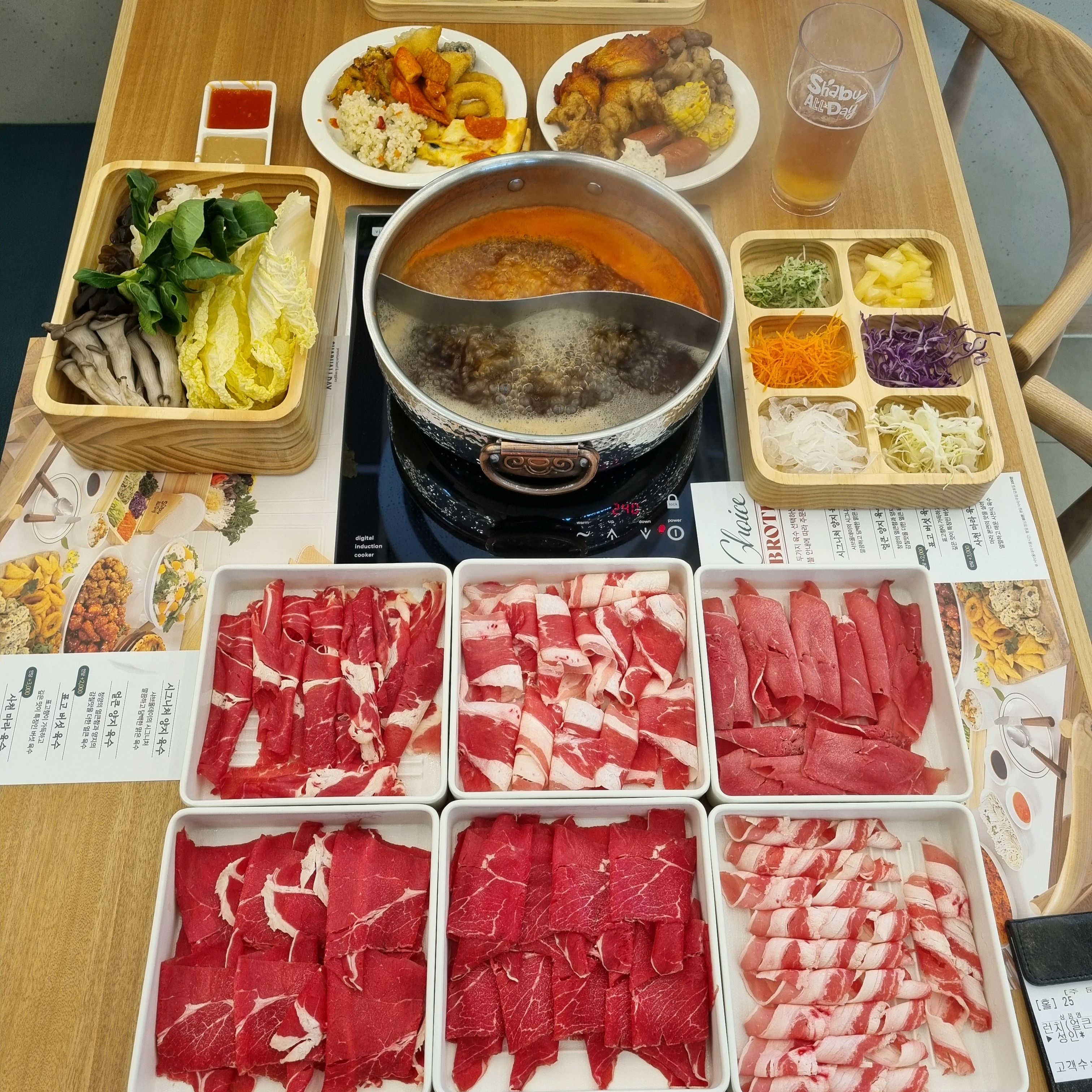 벌써 3번째 방문 - 충주 안림동 맛집 샤브올데이 충주안림점