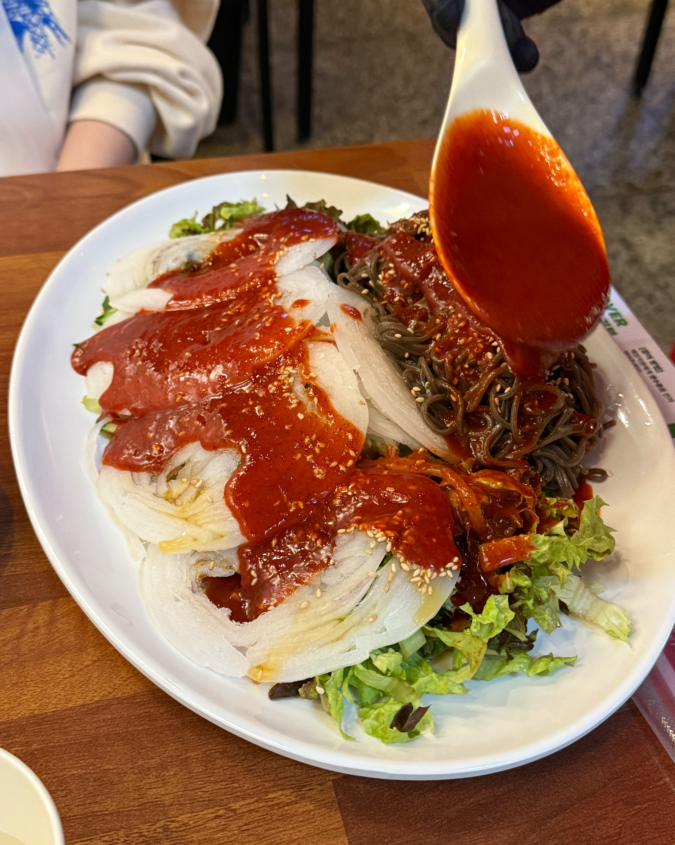 여기 진짜최애 맛집입니당! 하남에서 왔어요! 대박나셨으면 좋겠어요!!!😍😍😍 - 천호동 맛집 부산한치모밀