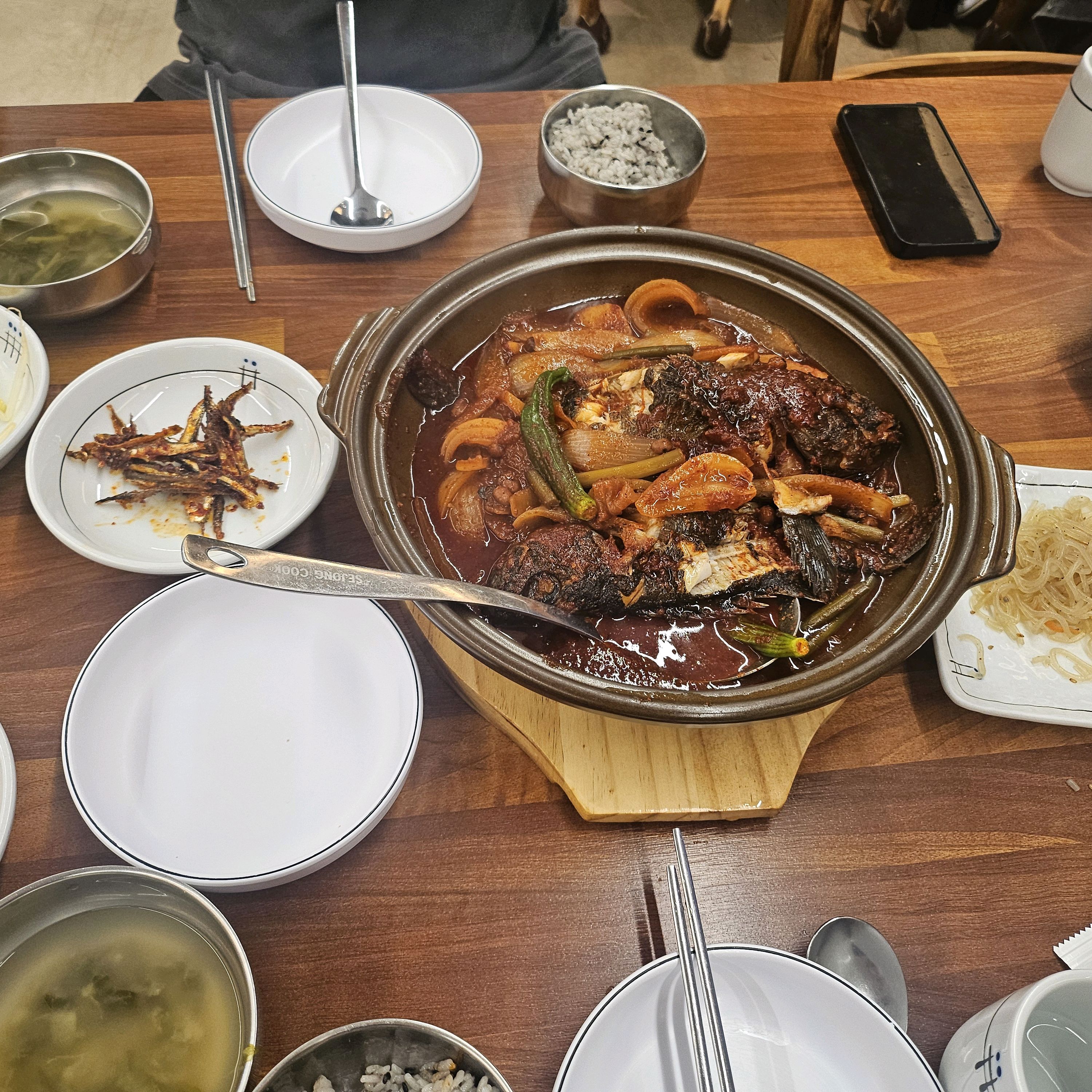 너무맛있게먹었어요 굿 - 제주 맛집 논짓물식당