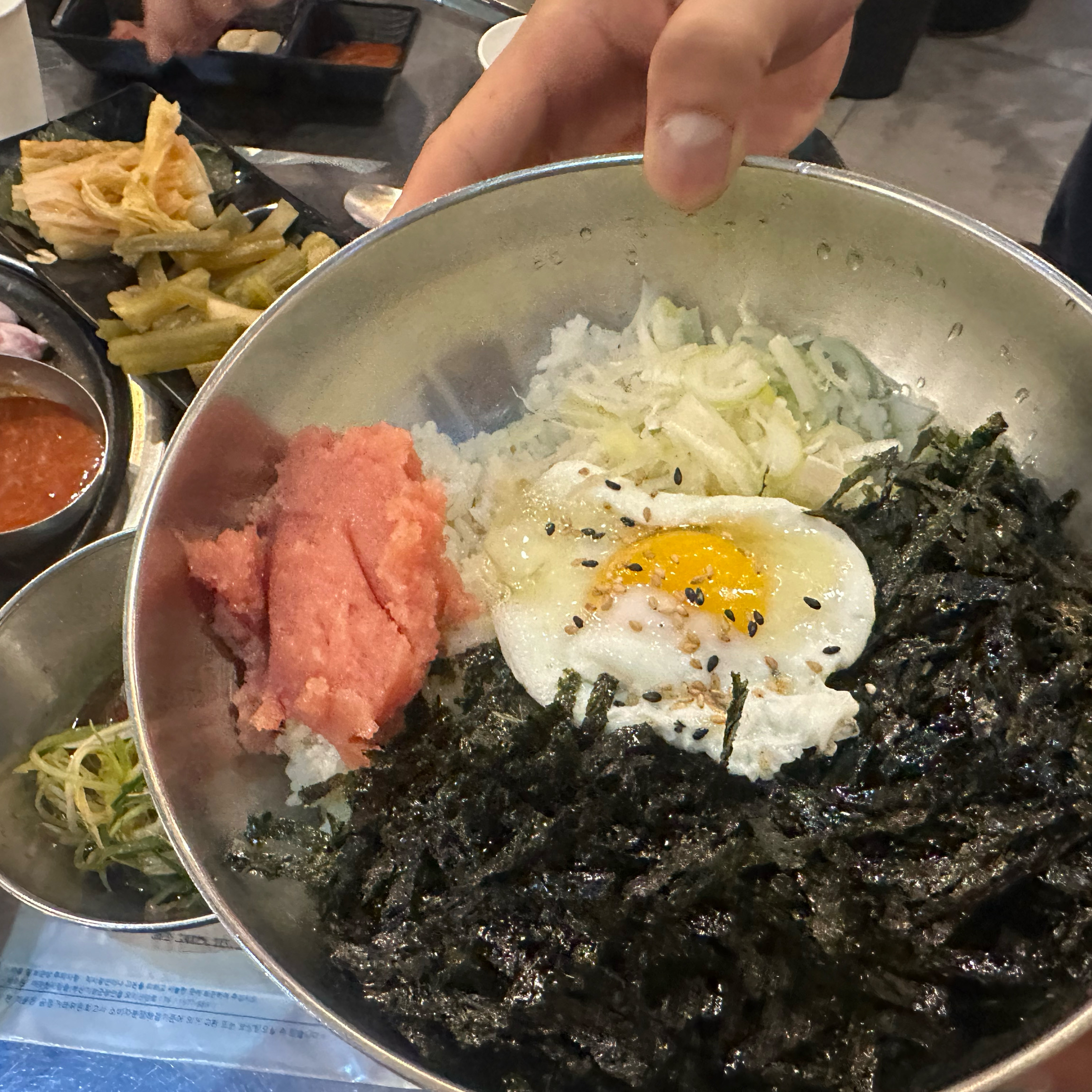 생갈비랑 꼬들살 개존맛 ㅠㅠ 김치찌개에도 고기가 왕 많아요 굿 - 불당동 맛집 못생긴뚱돼지 불당직영점