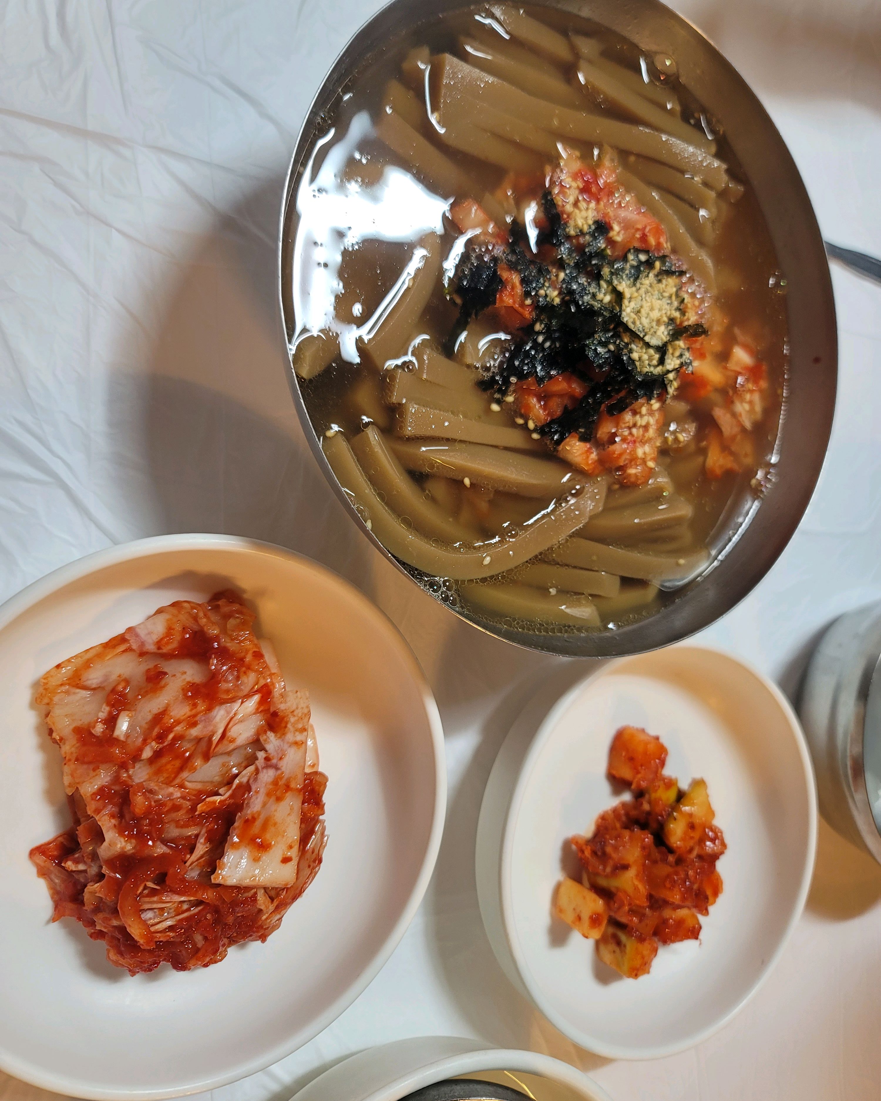 묵무침+ 묵전은 진짜 필수.. 미쳐써요 도토리향 - 대전 맛집 솔밭묵집