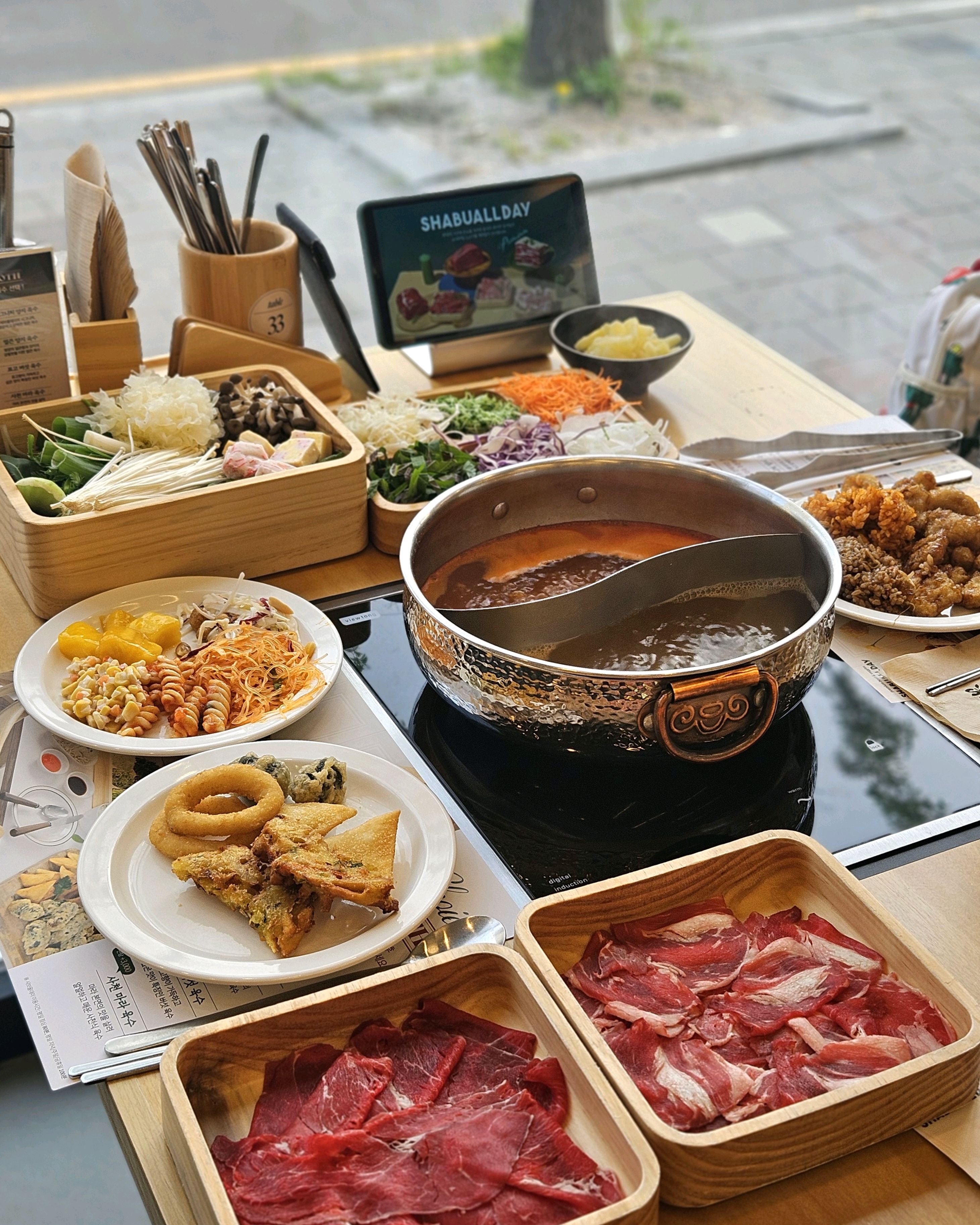 포항 양덕동 무제한 호텔식 샤브뷔페 맛집!! 아기와 함께 방문했는데 유아의자 유아식기도 잘
