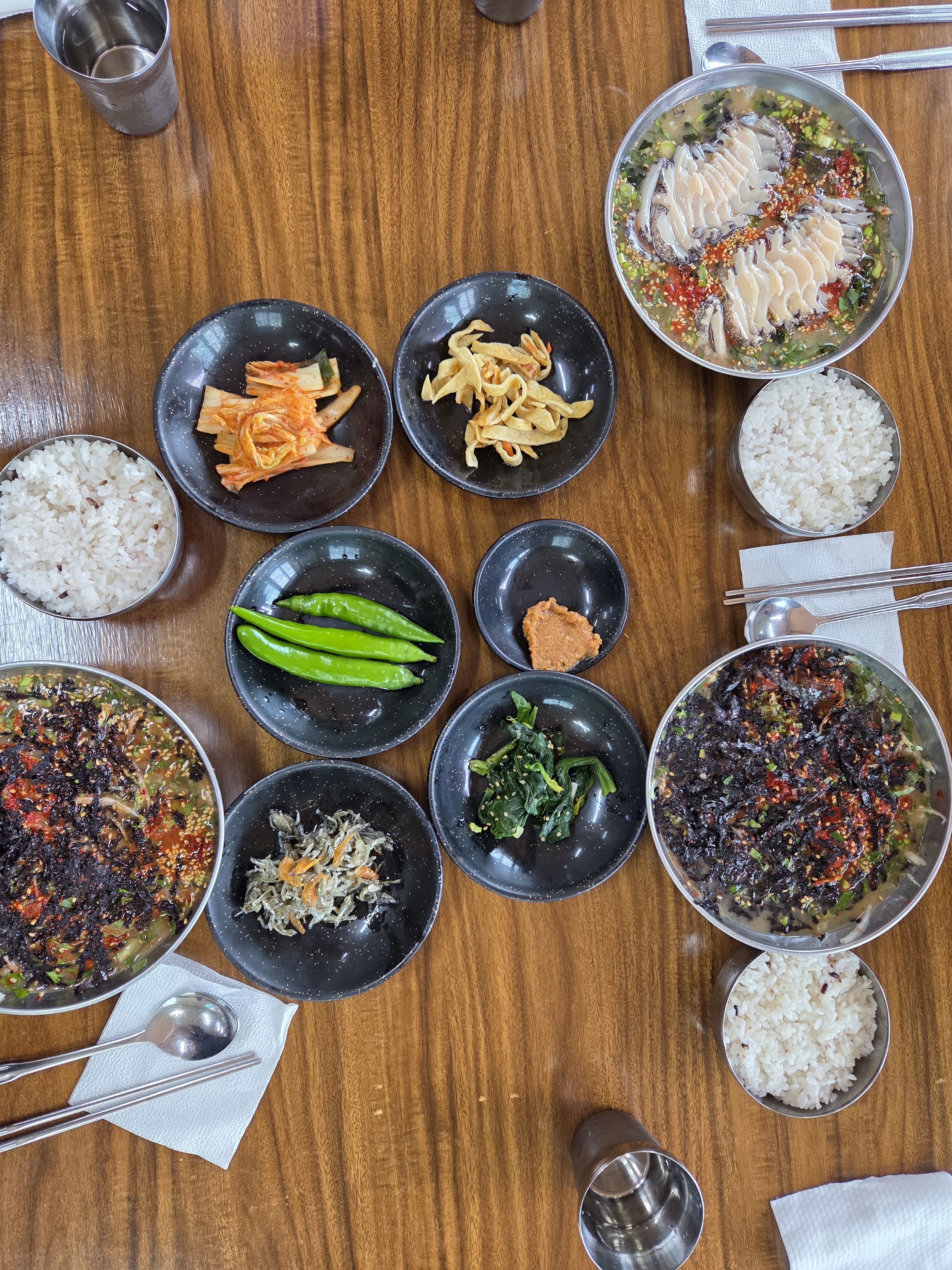 전복+한치 물회, 전복+뿔소라 물회 먹으려고 했는데, 주문불가🫠 - 제주 맛집 공천포식당