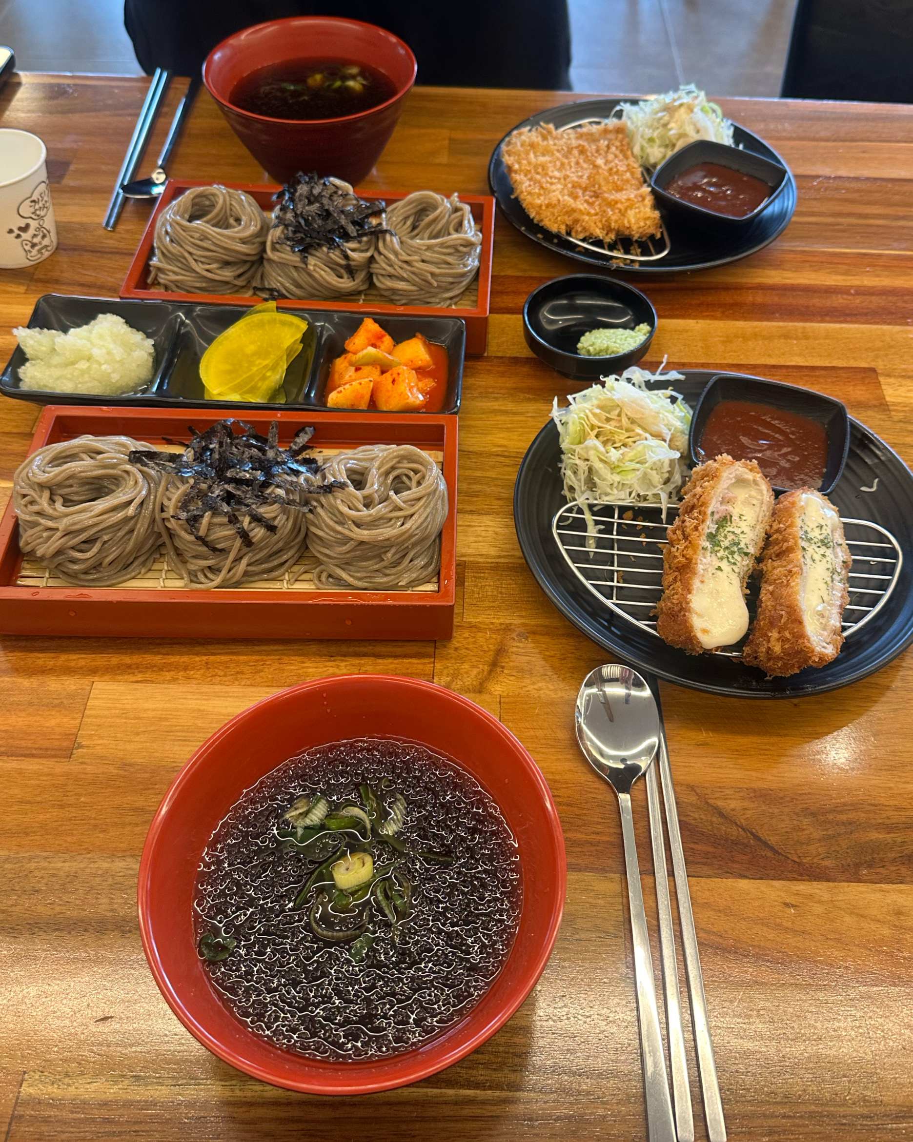 돈가스도 너무 맛있고 소바도 양 많고 맛있어요!! - 군산 미장동 맛집 삼동소바 군산점