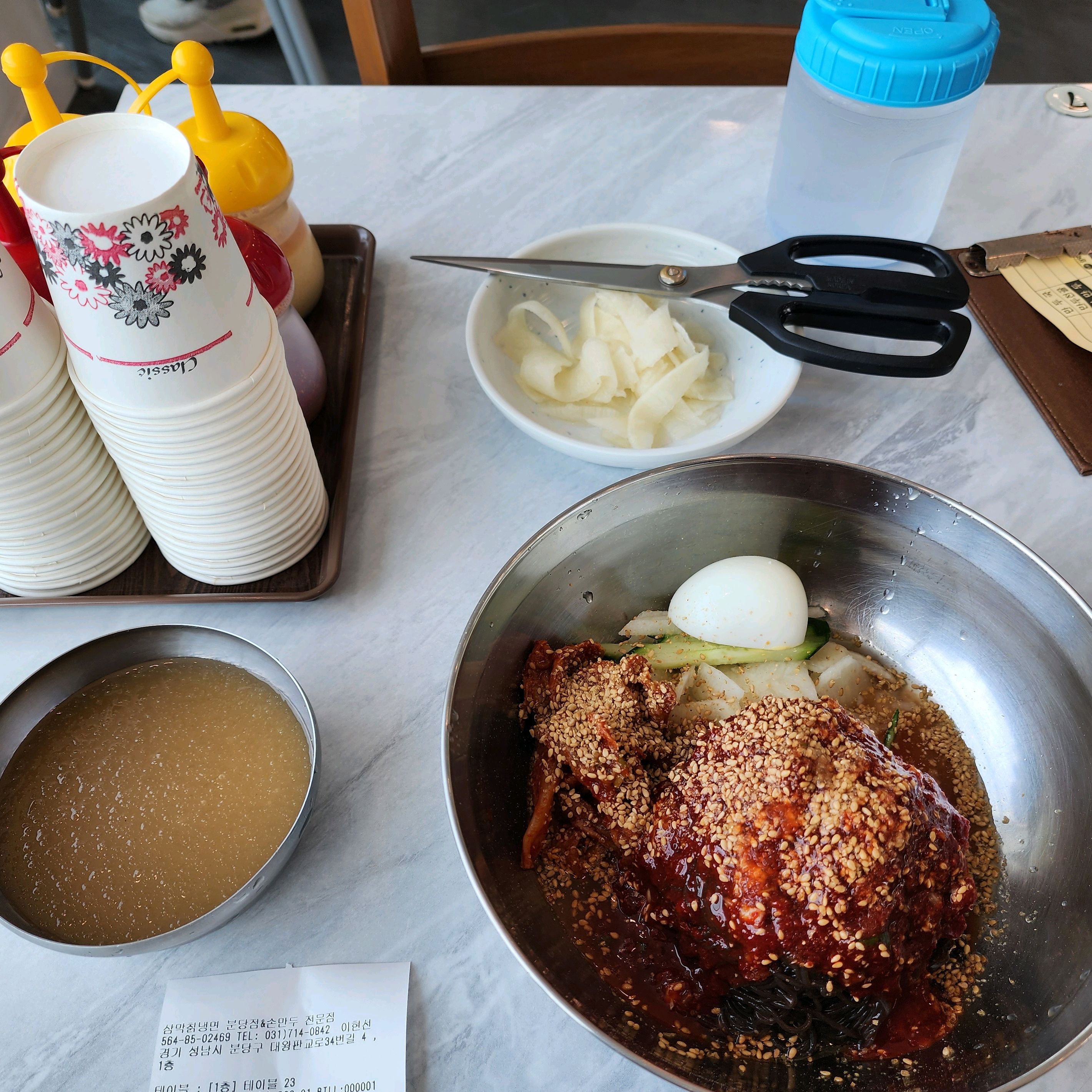 오리역 맛집 삼막칡냉면 분당점 내돈내산 방문리뷰