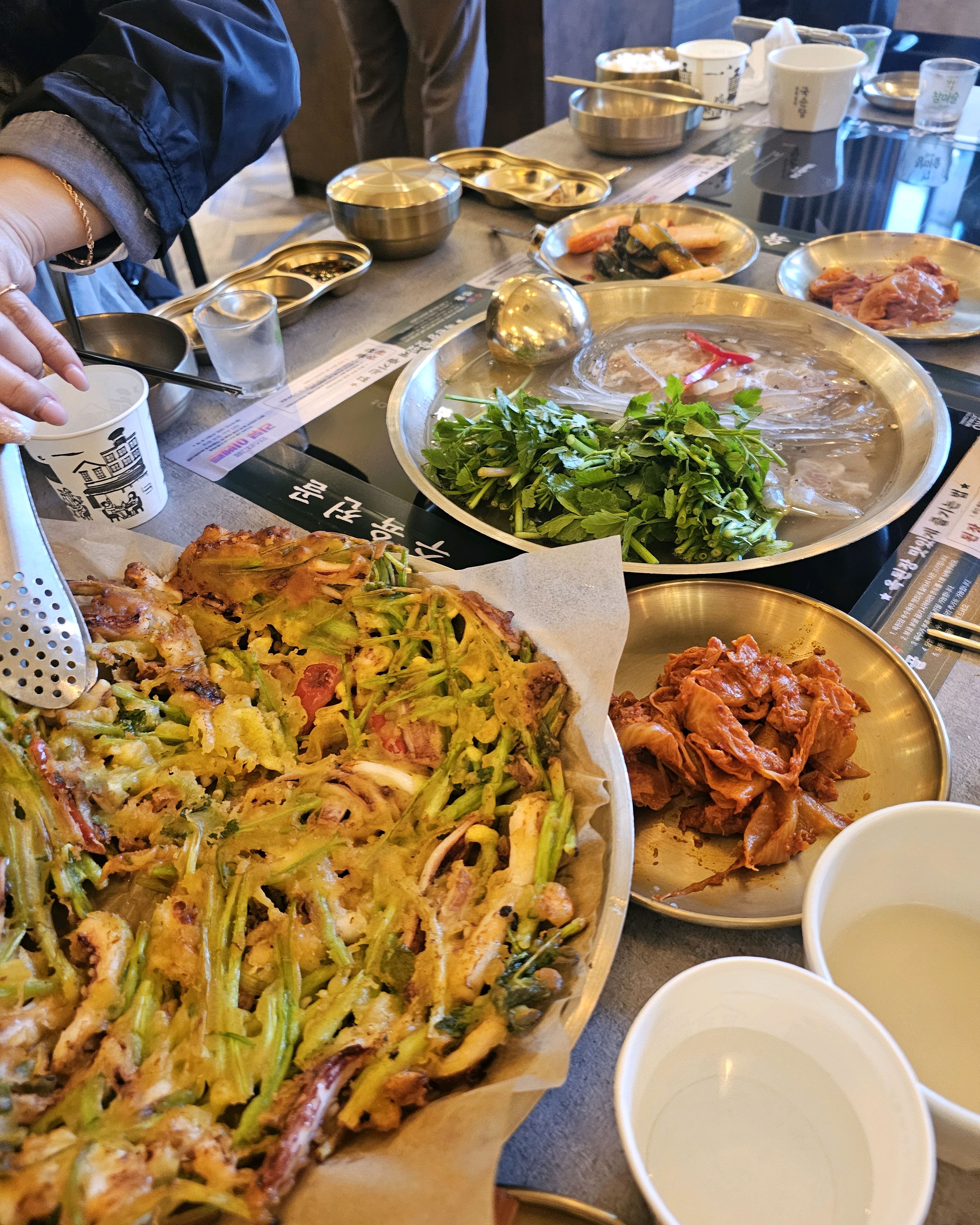 첫방문인데 바삭한 전과 전골 맛있었어용~다음에 또 올게용 - 인천 맛집 옥된장 인천운서점