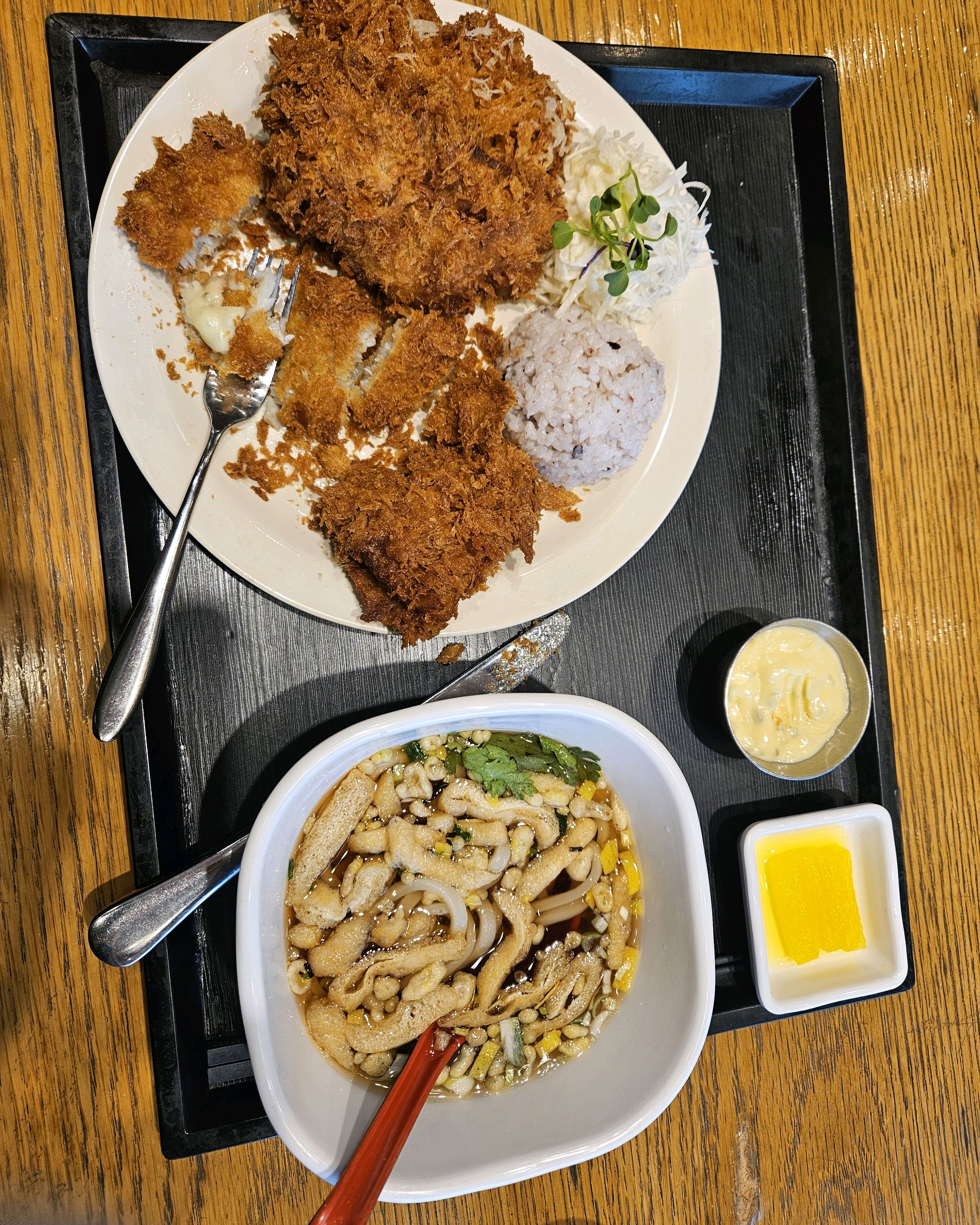 생선가스 괜찮아요~ - 매탄동 맛집 홍익돈까스 매탄점