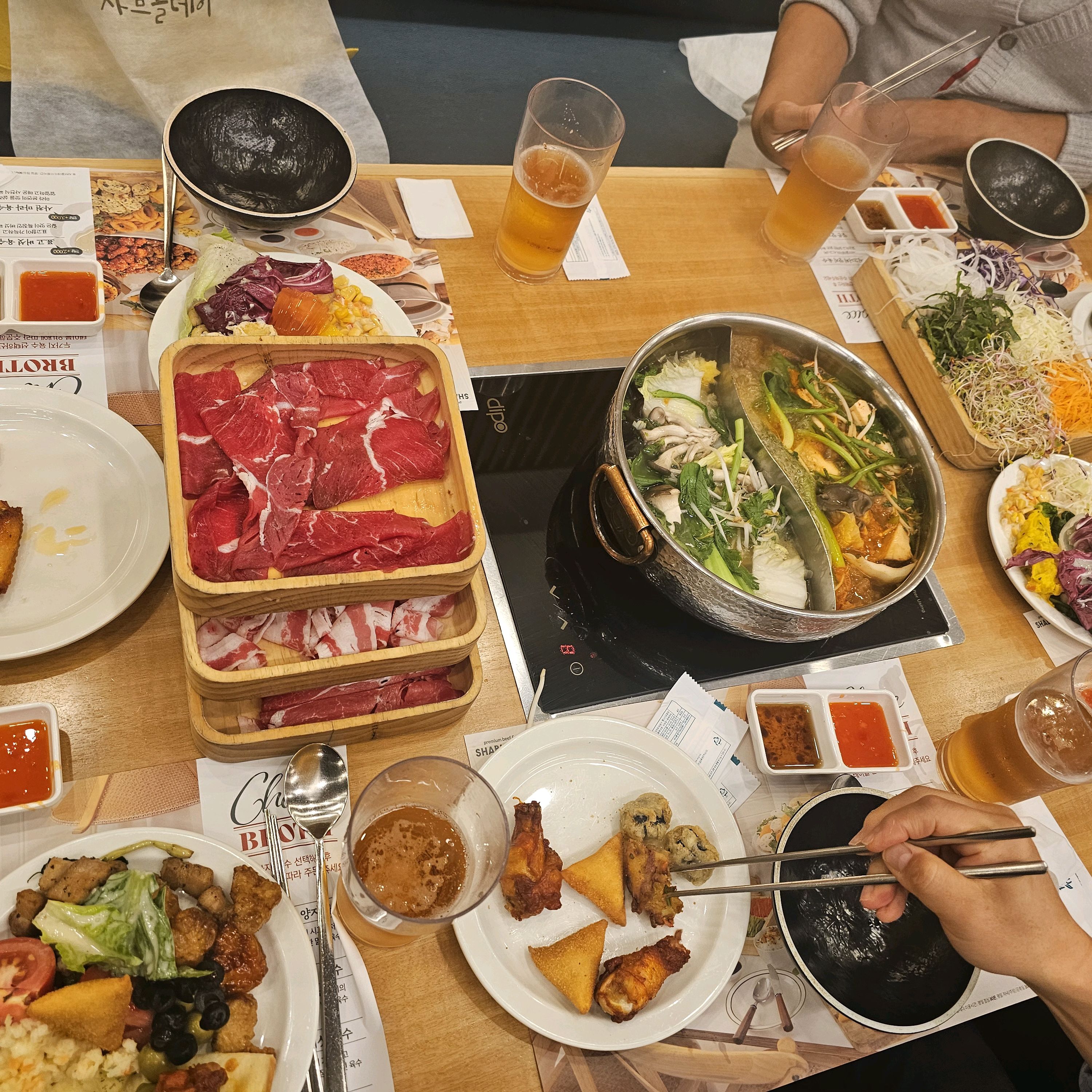 고기무한리필. 짱이다~ - 당산 맛집 샤브올데이 당산점