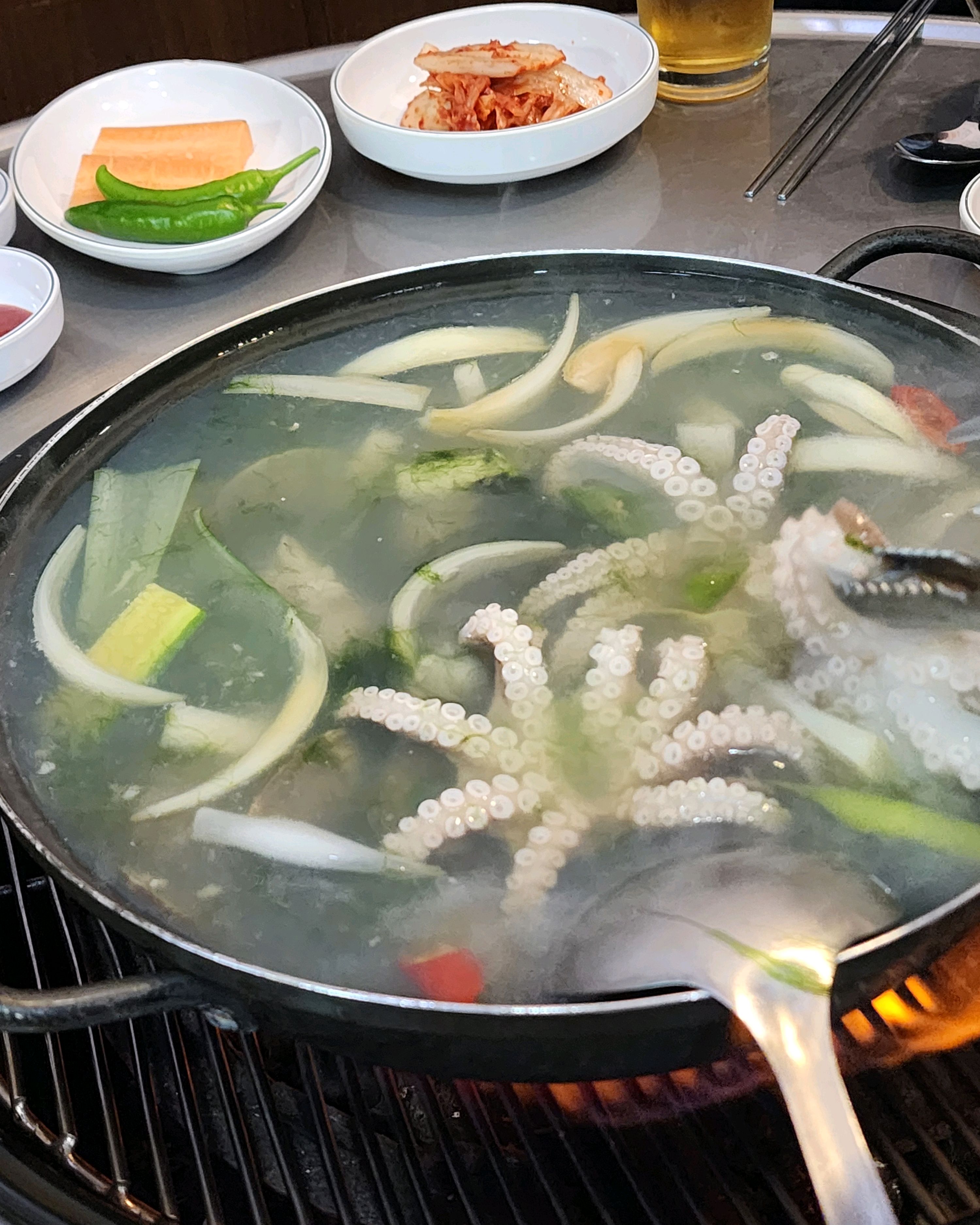 오리역 맛집 조개구울래 오리점 내돈내산 감동리뷰