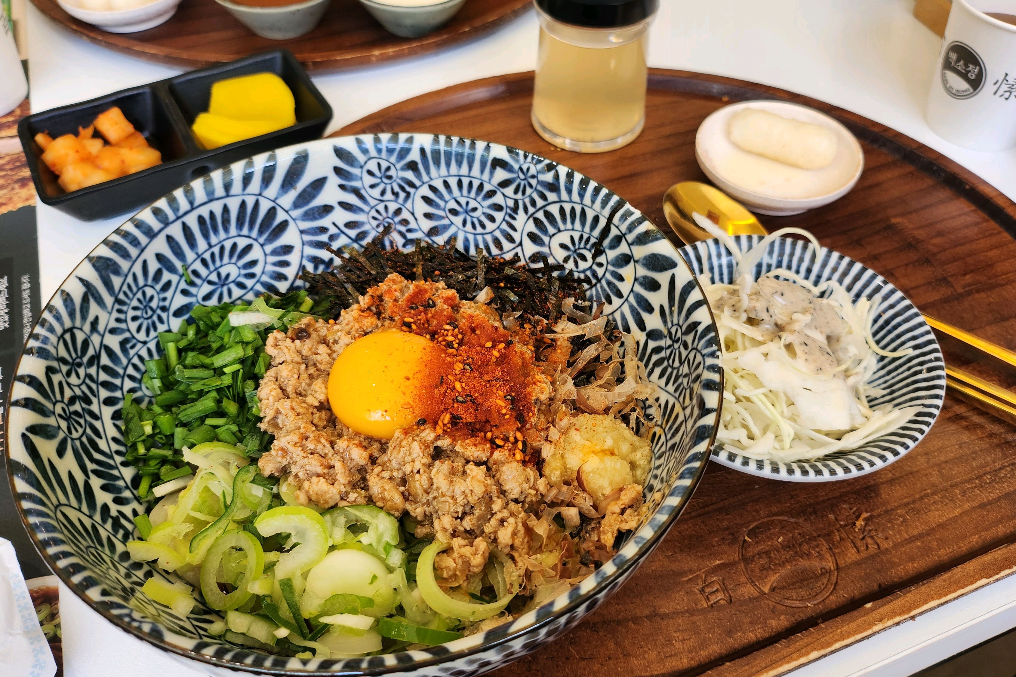 돈까스 맛있길래 오늘은 마제소바 도전! 이거도 넘 맛나요 - 역곡역 맛집 백소정 역곡역점
