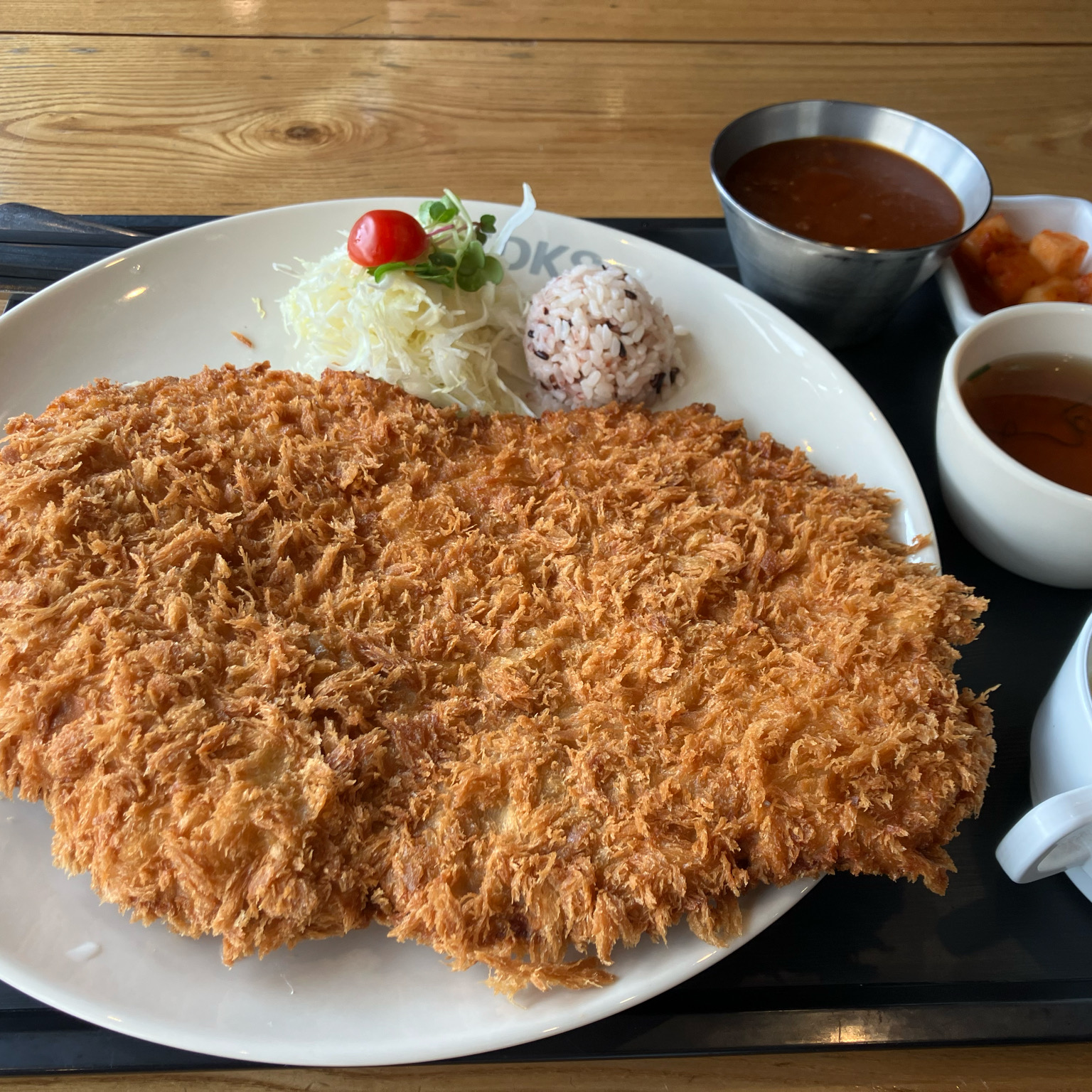 돈까스… 커도 너무 큽니다 ㅎ - 검단 맛집 홍익돈까스 검단점