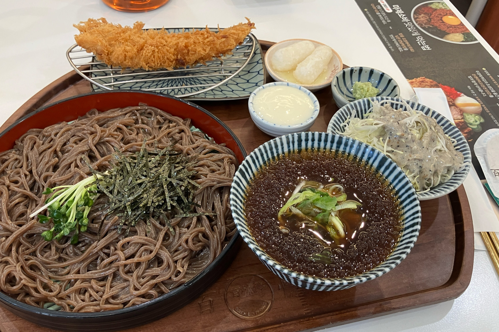 소바를 좋아해서 점심시간에 먹어보게 되었습니다. - 계양구청 맛집 백소정 계양구청점