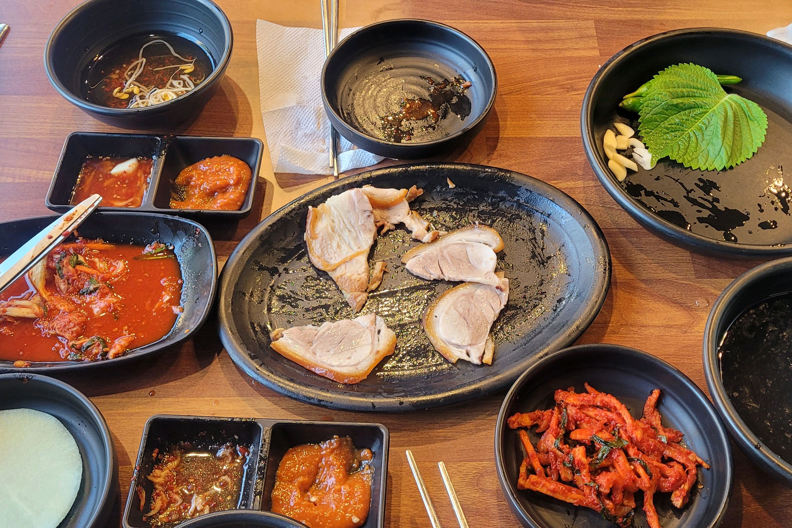 너~무 맛있어서 다~ 먹었네요 !! - 천호동 맛집 철원족발