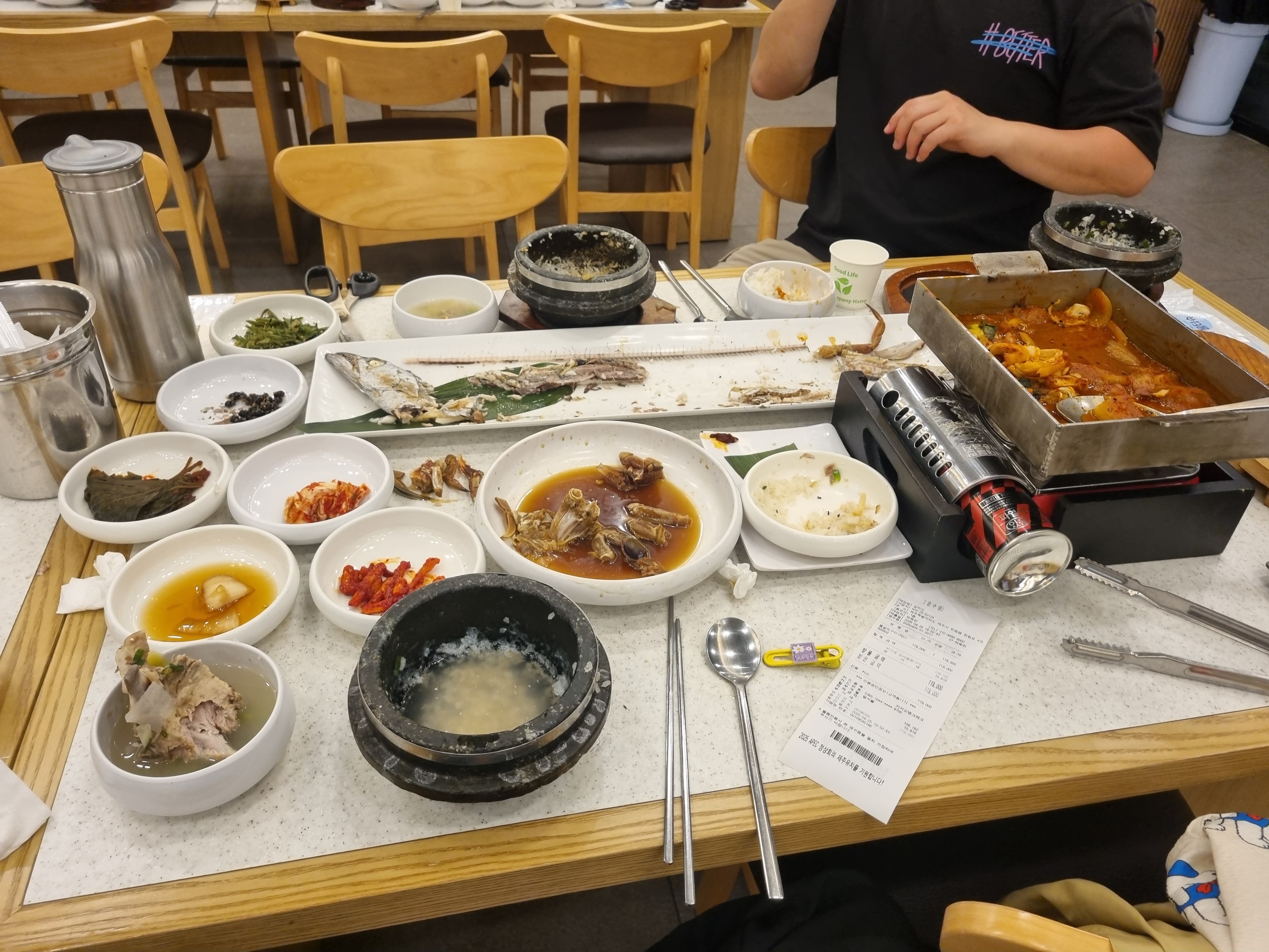 정신없이 먹다보니 다먹은 거밖에없네요^^;; - 제주 맛집 제주갈치도 협재 본점