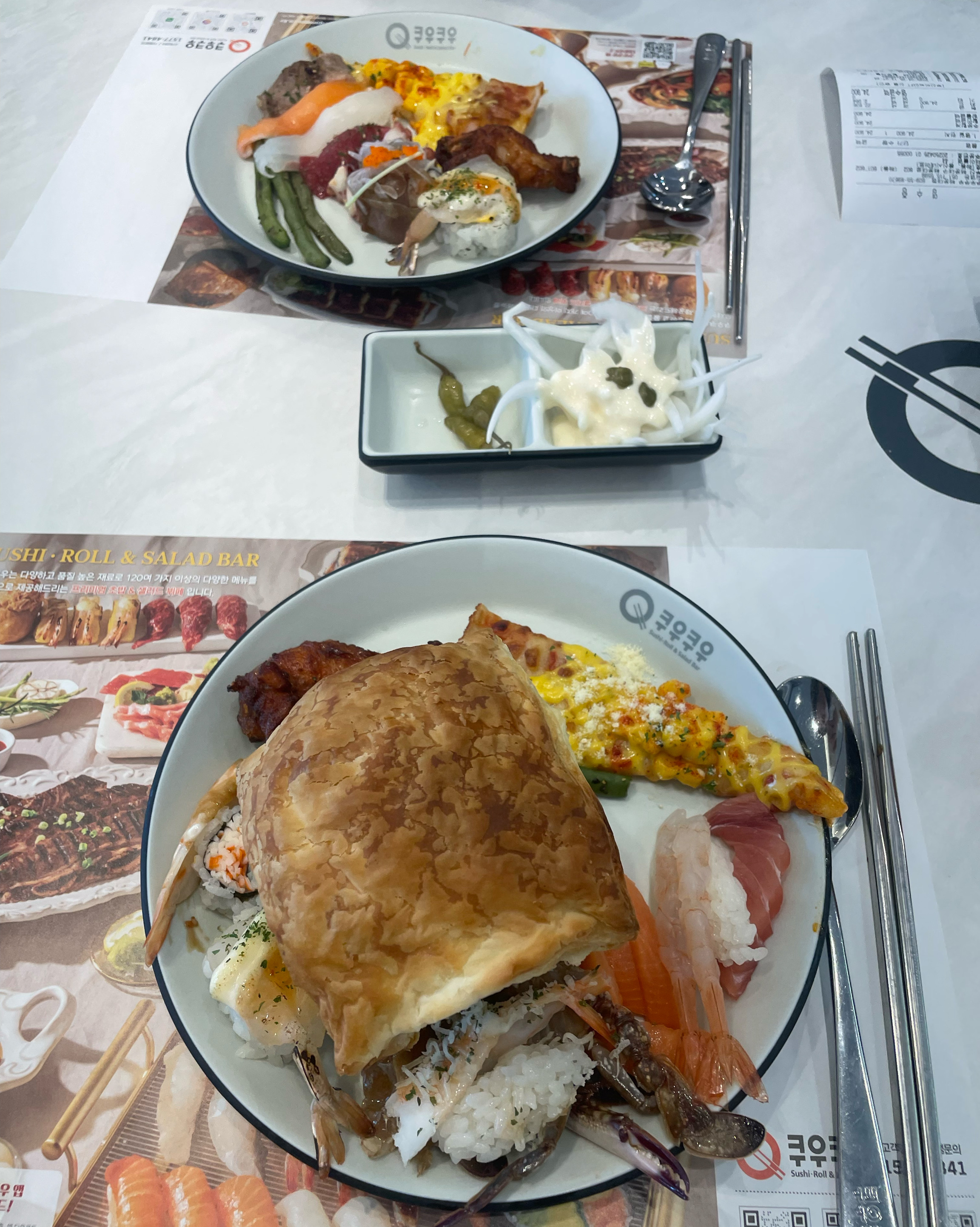 매장이 엄청 넓고 깔끔해요 넘 맛있어요 쿠우쿠우 첫 도전 성공!!! ♡♡ - 부산 해운대 맛집 쿠우쿠우 해운대점