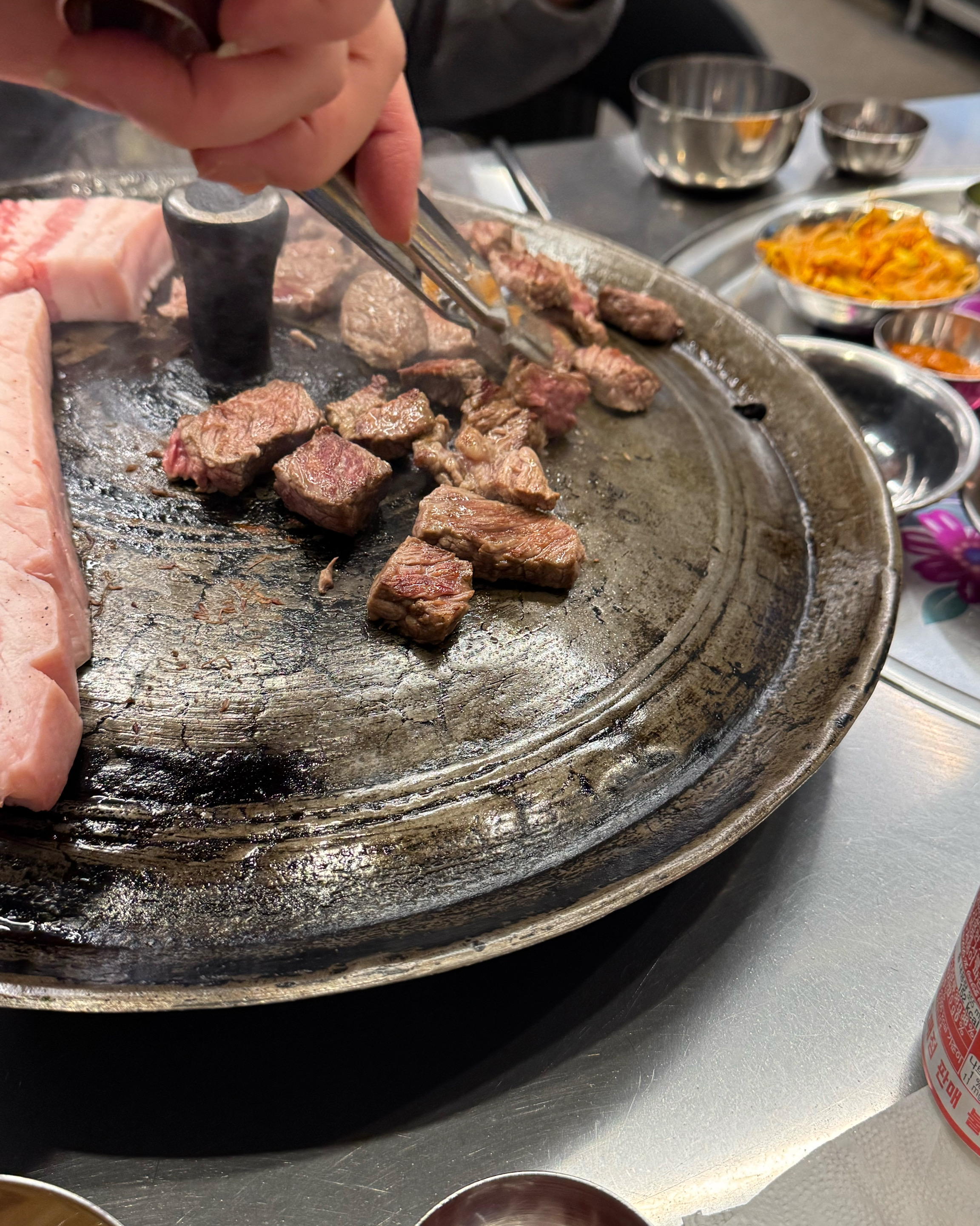 인천최고의 맛도리고깃집❤️삼겹살&갈빗살이 진짜 맛도리에요 🫶사장님도 친절하고 알바분들이 열