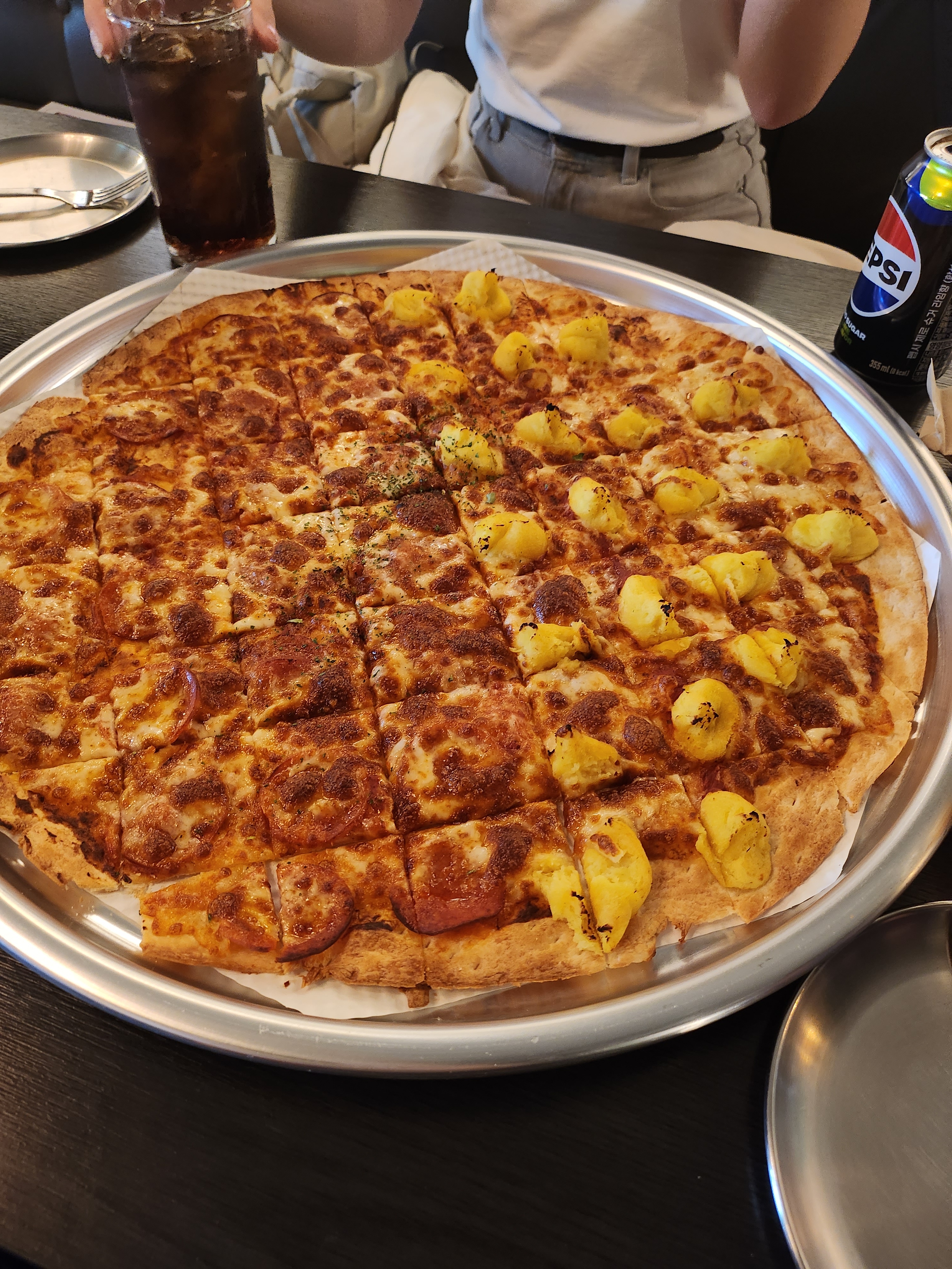 맛있게 잘 먹고갑니다! - 천호동 맛집 레코드피자 천호점