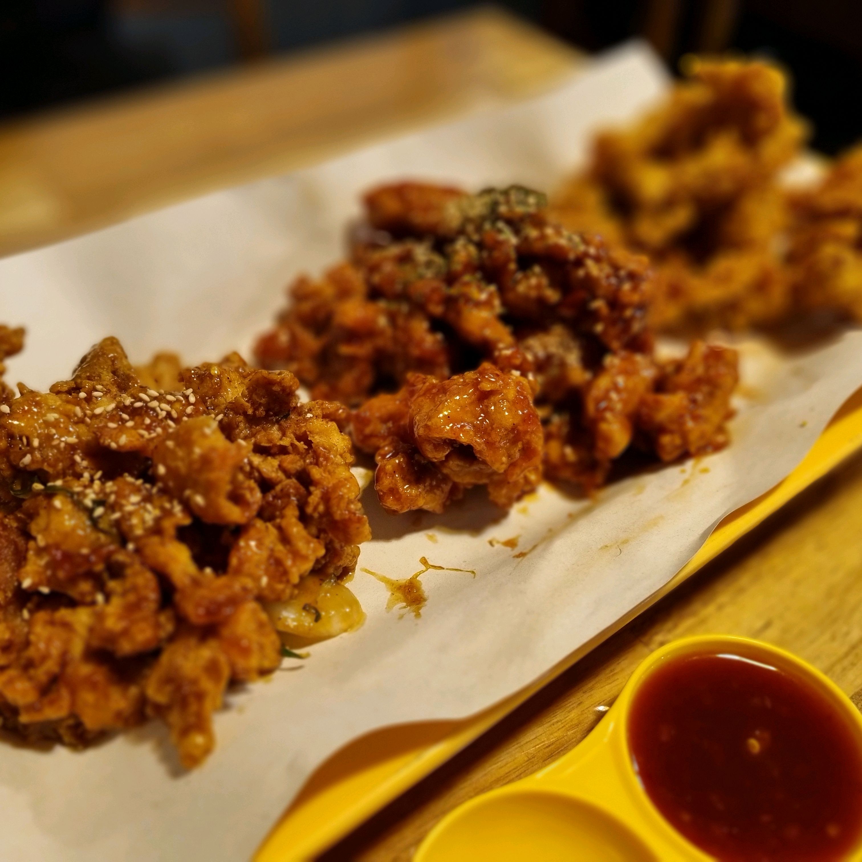 오래전 가끔 왔던 노랑통닭ㅎ - 천호동 맛집 노랑통닭 천호점