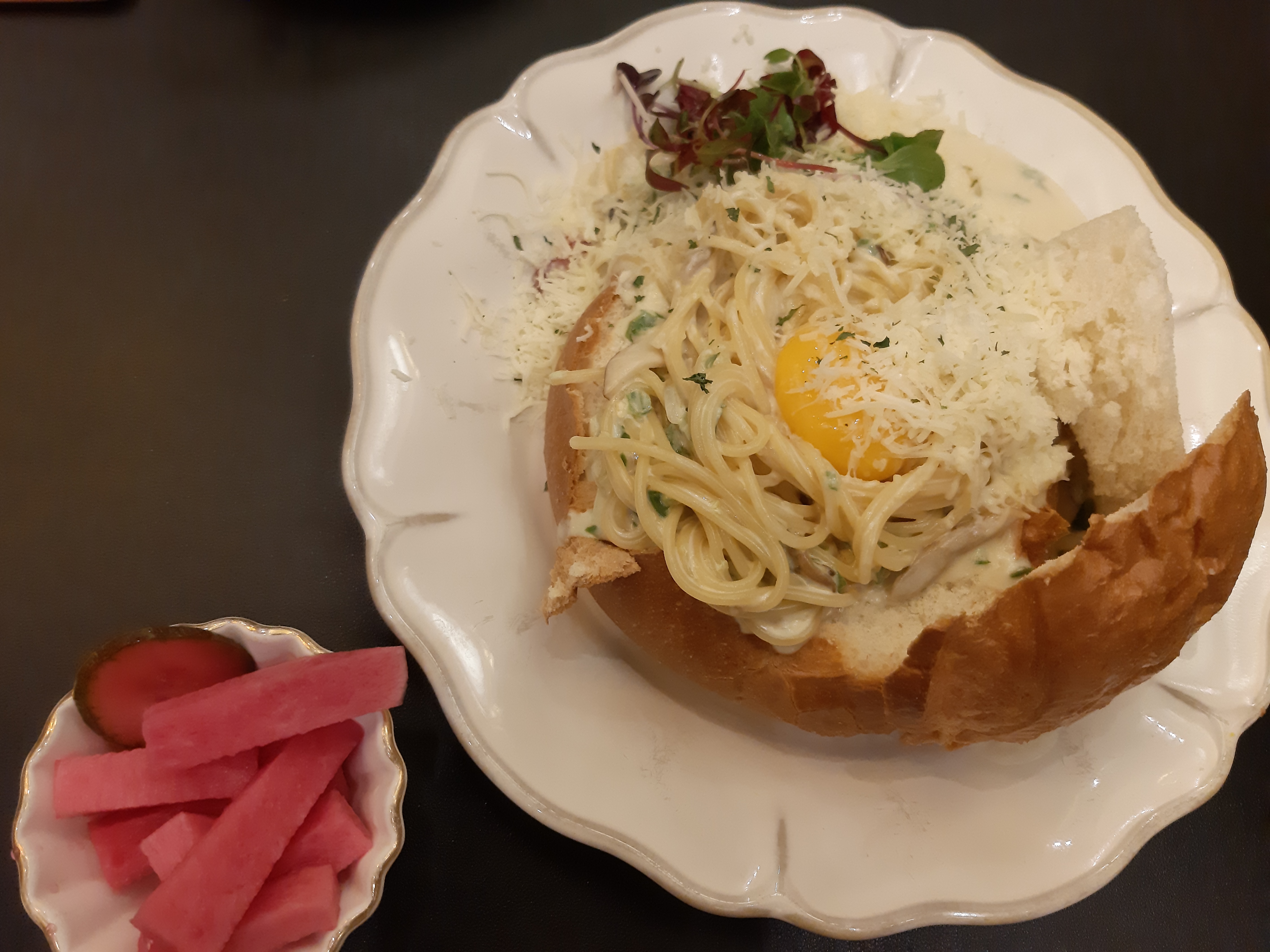 맛있어요.돈까스+파스타 사면 소고기만큼 비싸지만 비싼만큼 맛있어요 - 불당동 맛집 동백카츠 천안신불당점