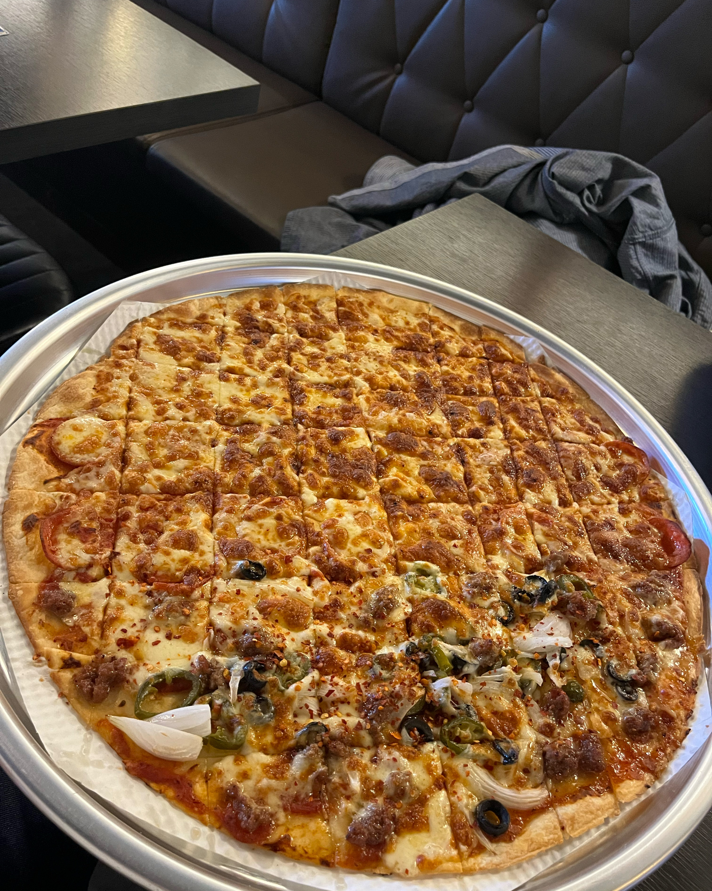 피자 너무 맛있어서 자주 방문하고 있어요!! 추천합니다~~!!! - 천호동 맛집 레코드피자 천호점