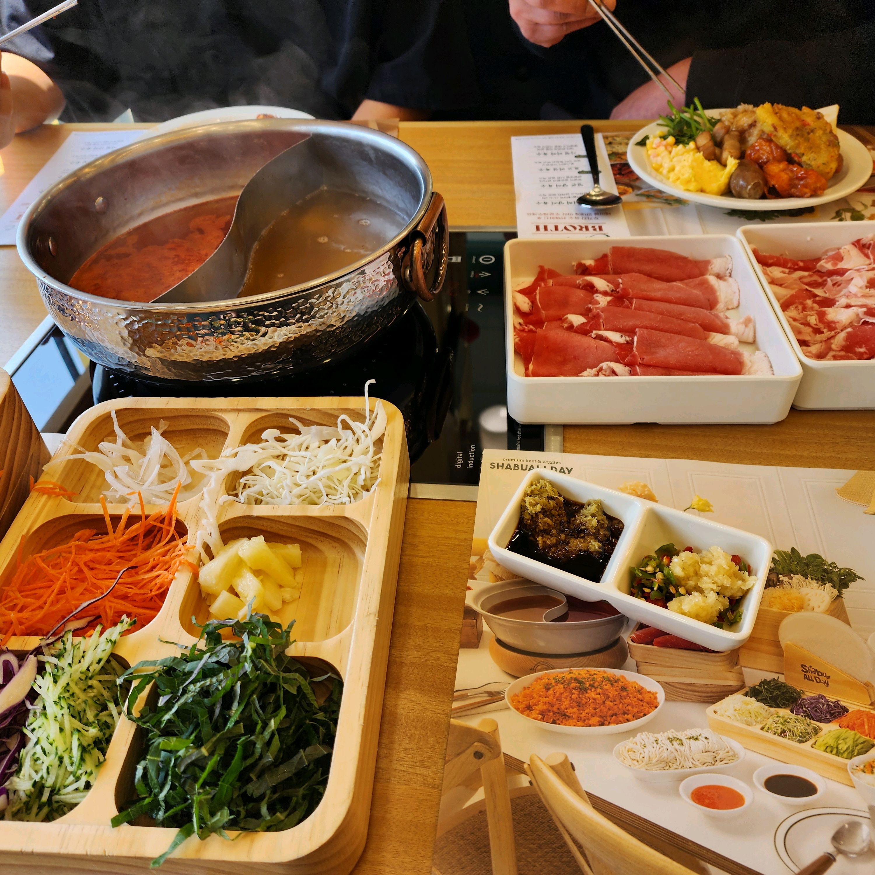주말 토요일 11시 40분경 방문 - 남양주 진접 맛집 샤브올데이 남양주진접점