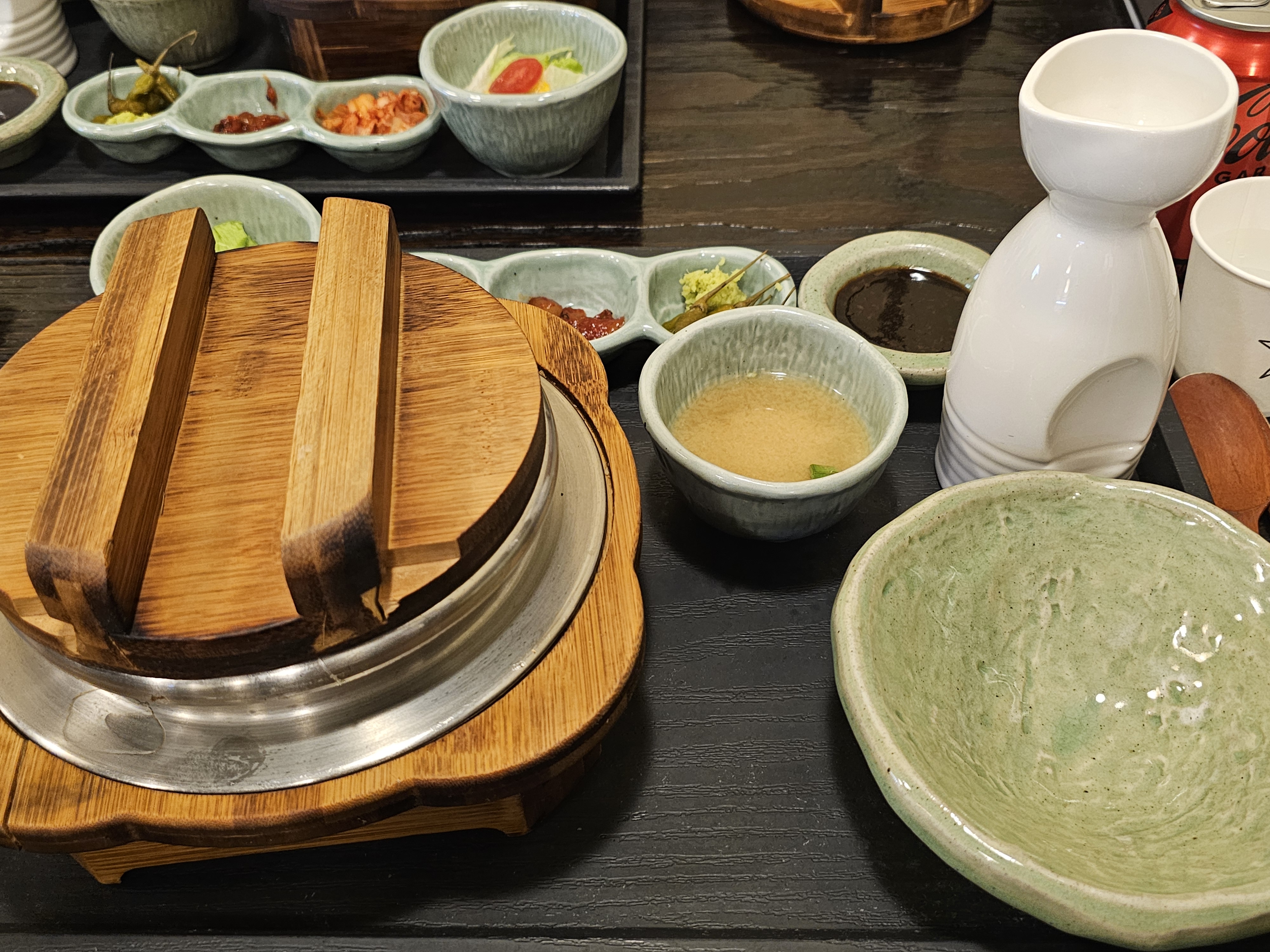 스테이크 추가는 필수!!!! 잘먹고가요 :> 다음번에는 장어솥밥 먹어야겠어요!! - 불당동 맛집 솔솥 천안불당점