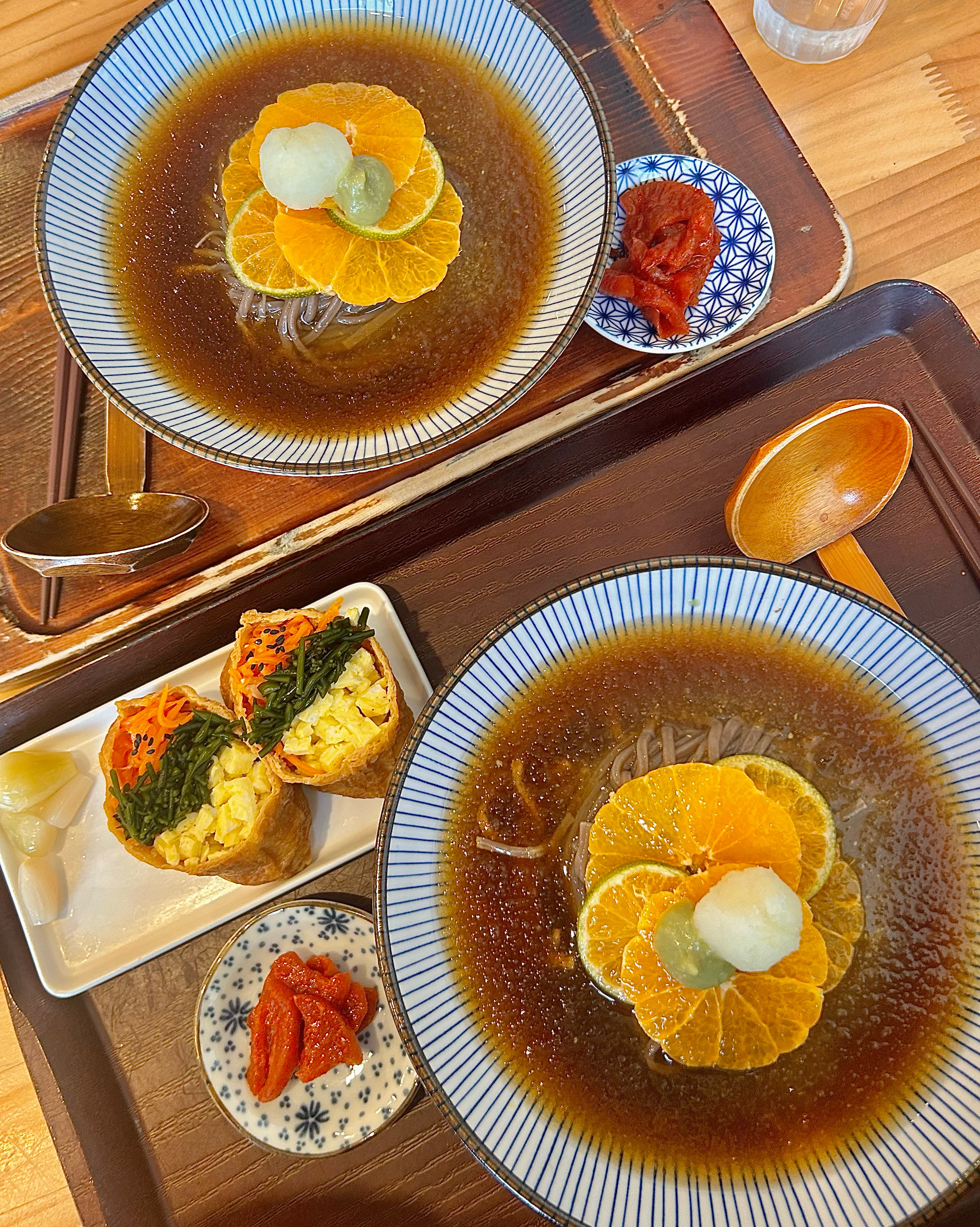 청귤소바 시원하고 상큼해서 너무 맛있어요~!! 종종 생각날 것 같은 맛 - 제주 맛집 도토리키친 본점