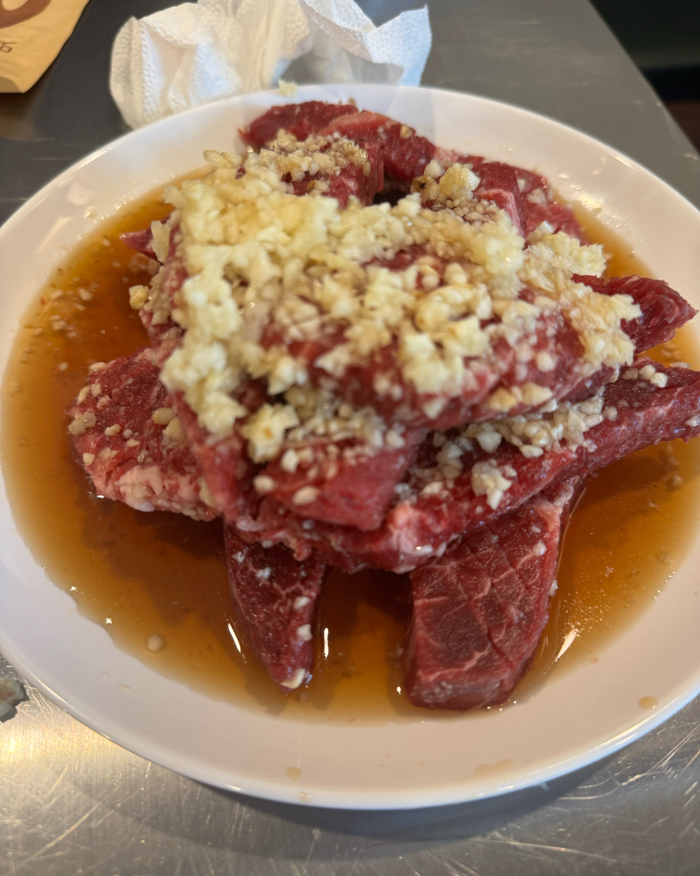 우정세트(우갈비2인분+정갈비2인분+순찌or된찌) 메뉴구성 알차고 너무 맛있어요!!! 육회도