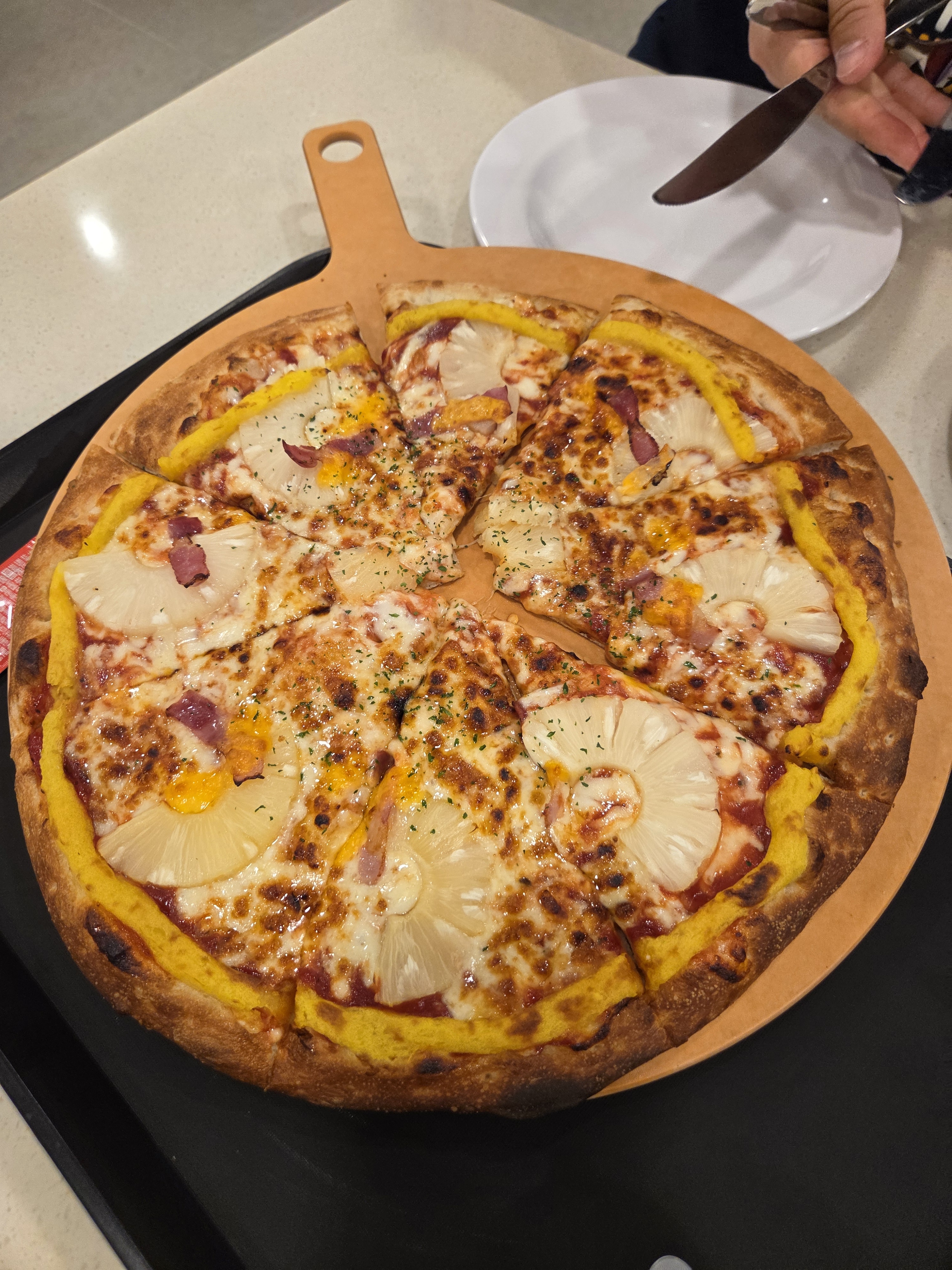 엔씨 지하 푸드스트리트~ 피자몰 피자 좋아요~~👍👍주말 점심 메뉴로 딱~😆 - 불광역 맛집 피자몰 NC불광점